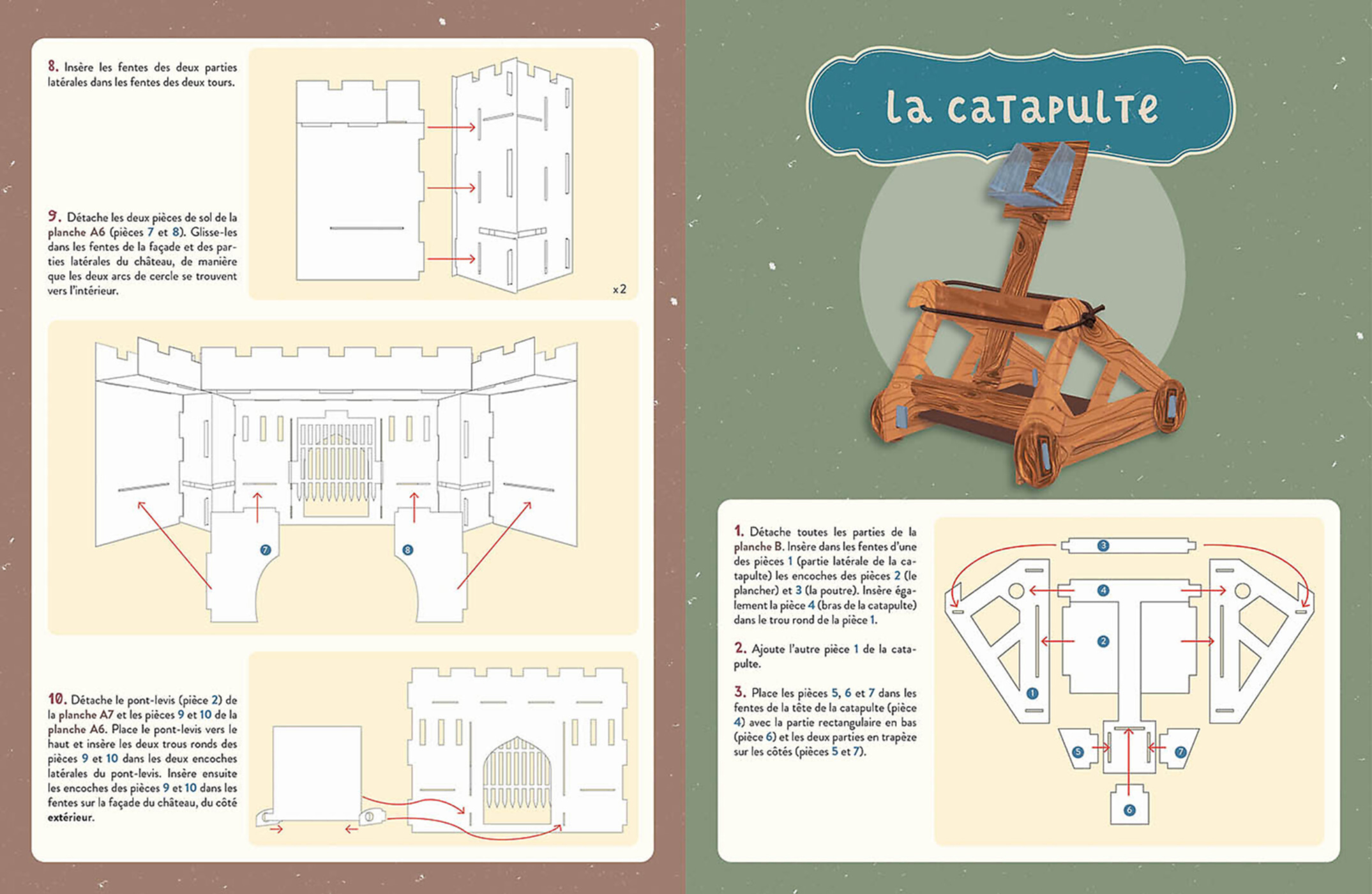 Mon Coffret D'artiste - Mon Fantastique Château Fort À Construire