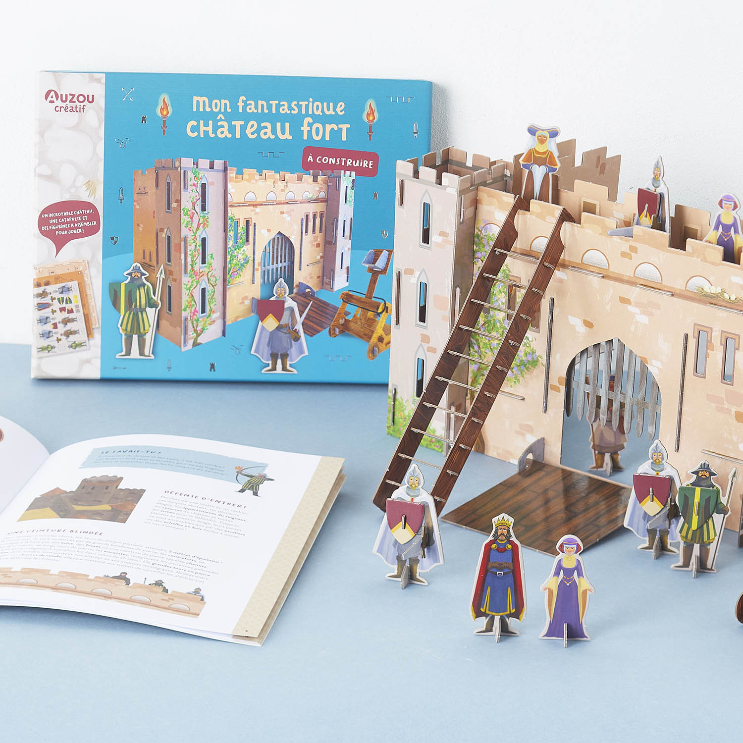 Mon Coffret D'artiste - Mon Fantastique Château Fort À Construire