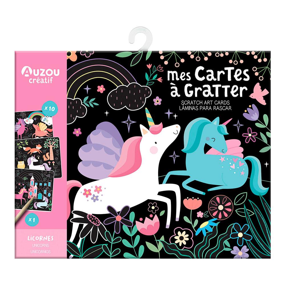Ma Pochette D'artiste - Mes Cartes À Gratter Licornes