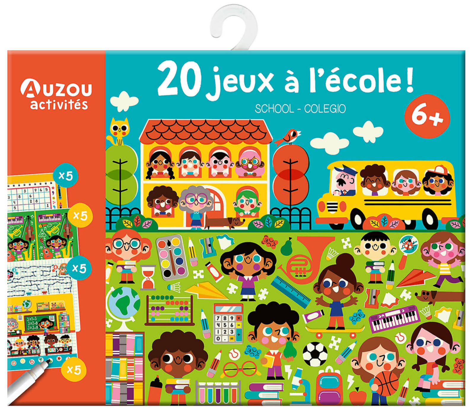 Ma Pochette De Jeux - 20 Jeux À L'école Ma Pochette De Jeux - 20 Jeux À L'école