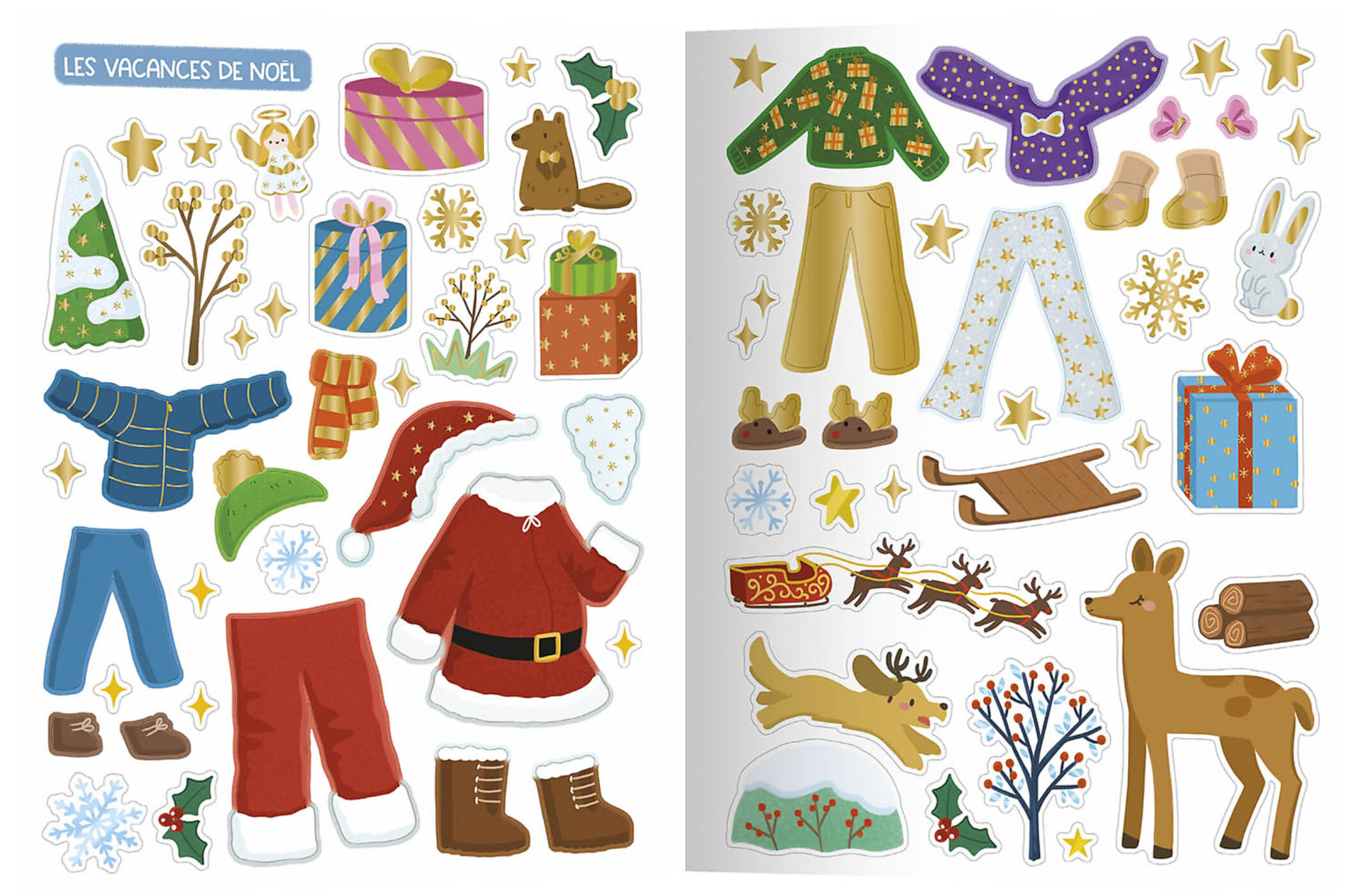 Mes 500 Autocollants Créatifs - Joyeux Noël !