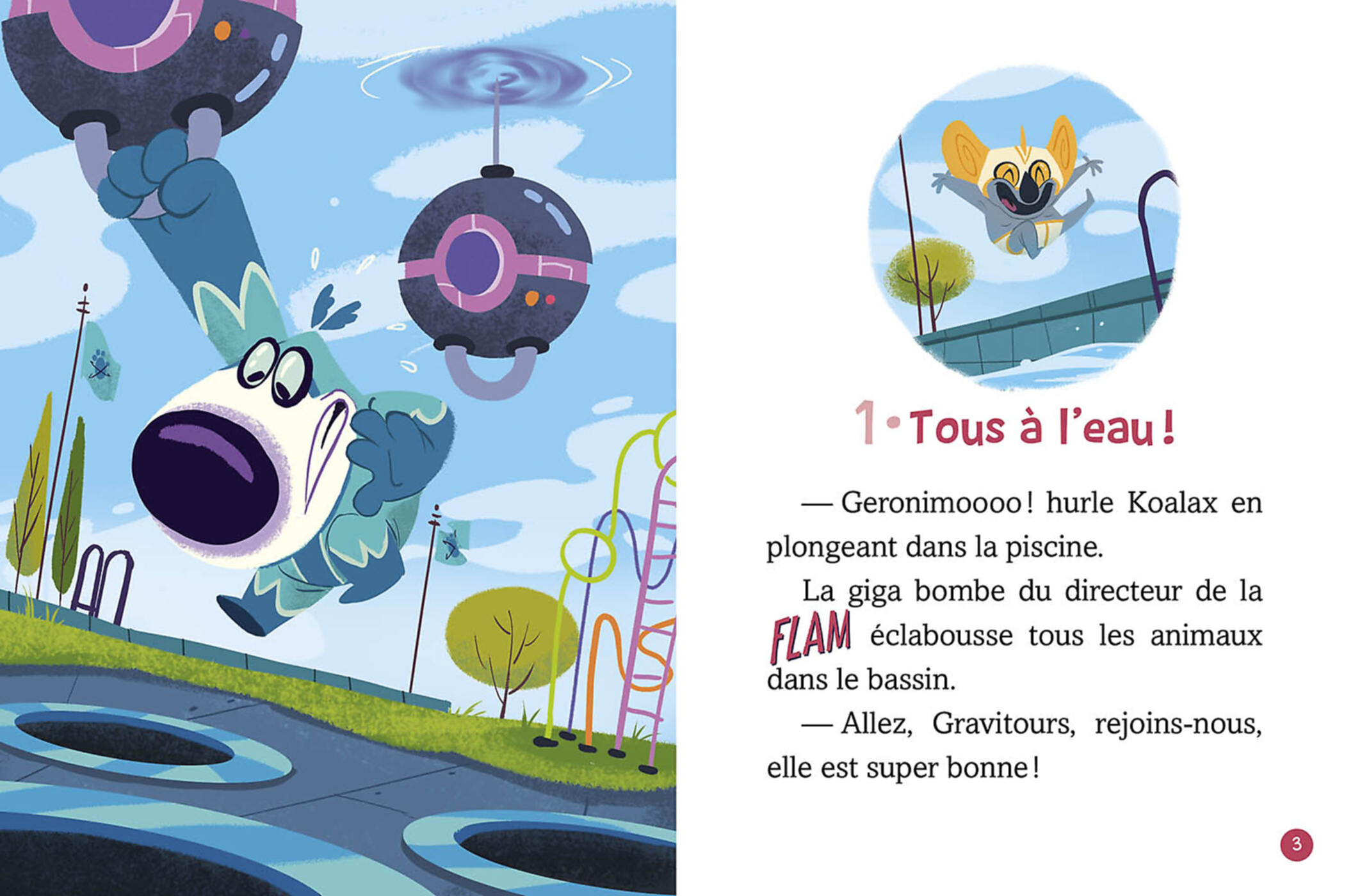 La Fantastique Ligue Des Animaux Mégacools - Panique À La Piscine