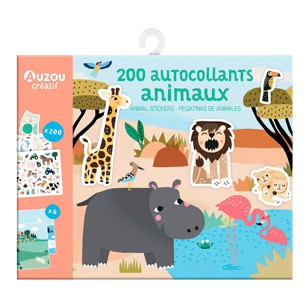 Ma Pochette D'artiste - 200 Autocollants Animaux