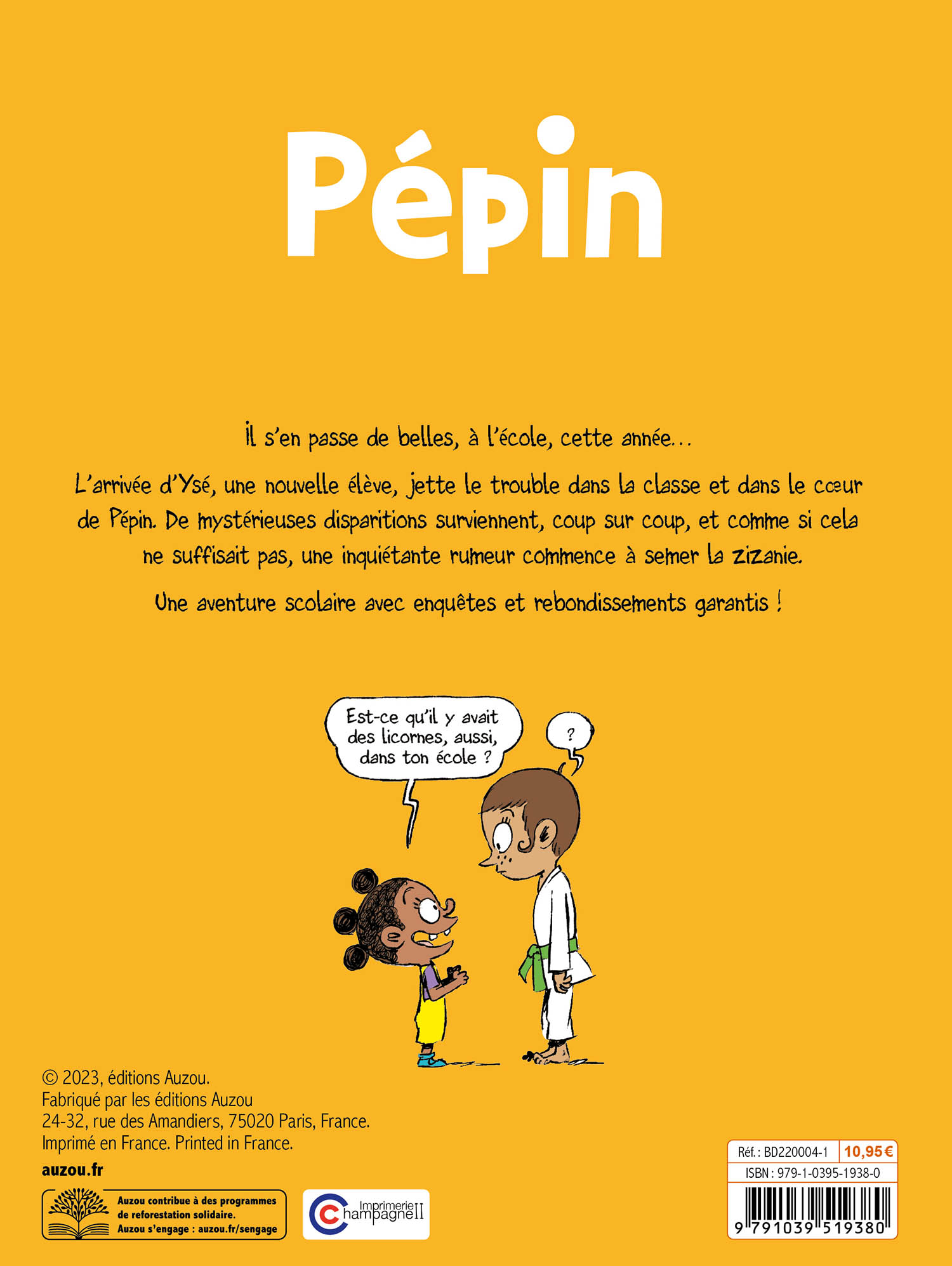 Pépin - Tome 2 - Mic-Mac À L'école