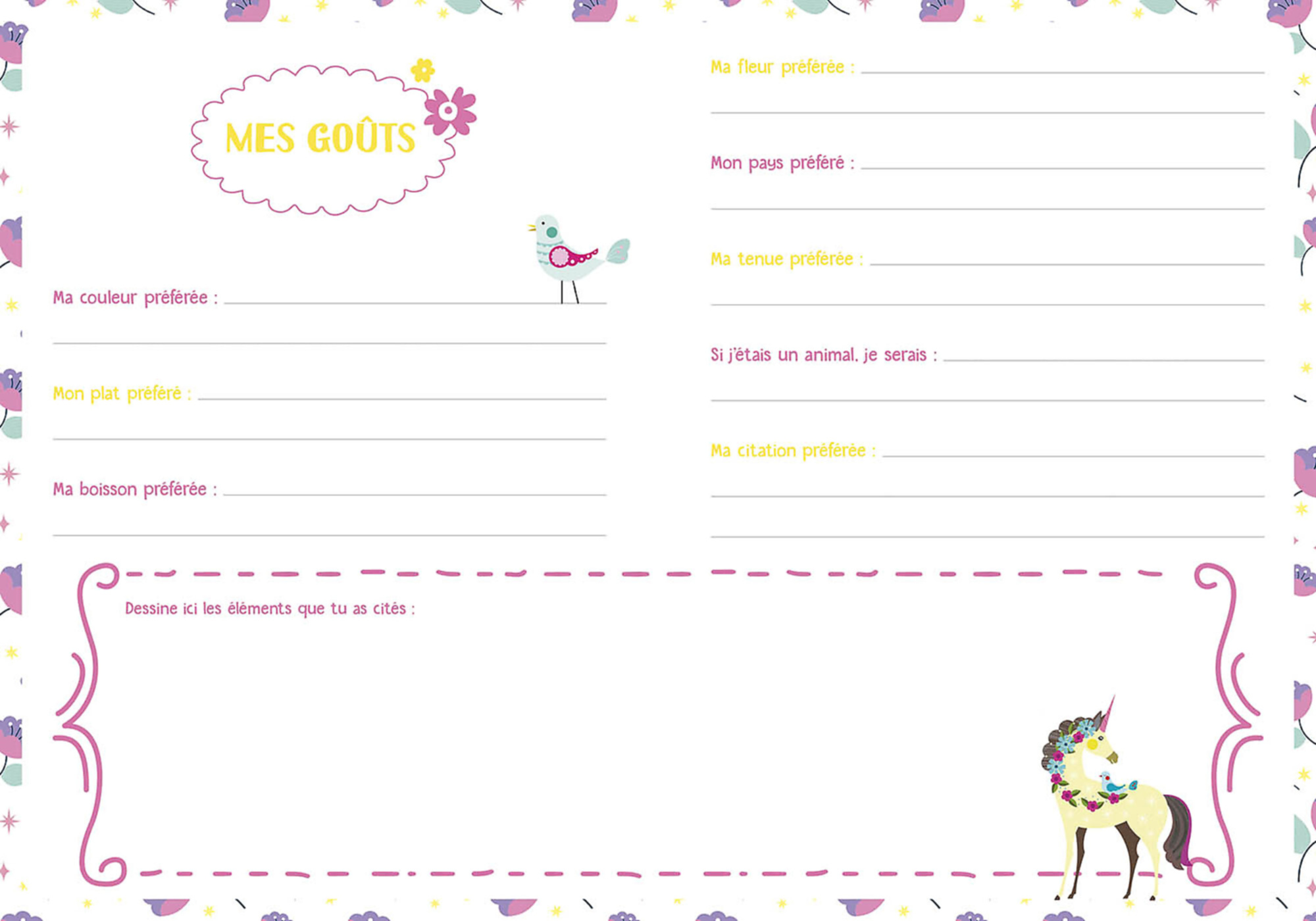 Mon Coffret Secret Licorne