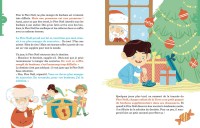 Le Soir Avec Le Père Noël, Les Rennes Et Les Bonhommes De Neige