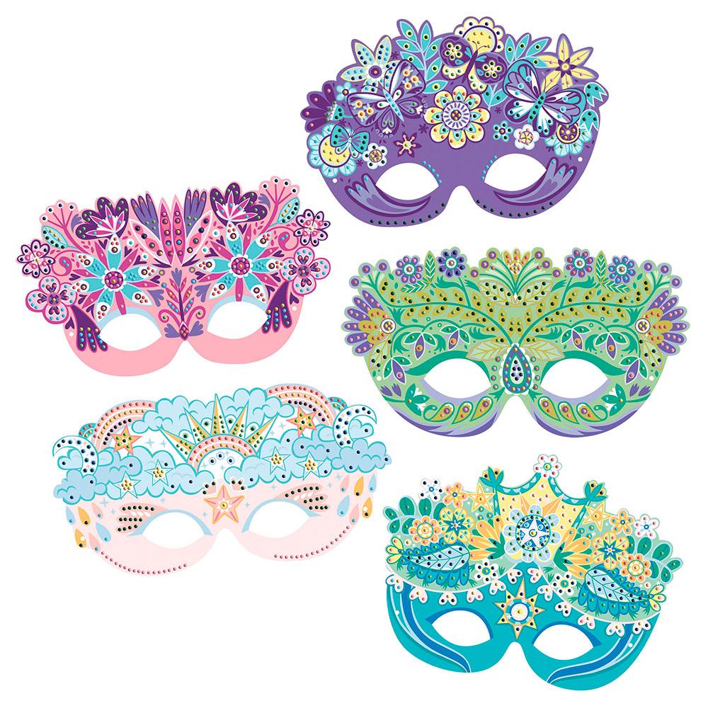 Ma Pochette D'artiste - Mes Masques En Strass Ma Pochette D'artiste - Mes Masques En Strass