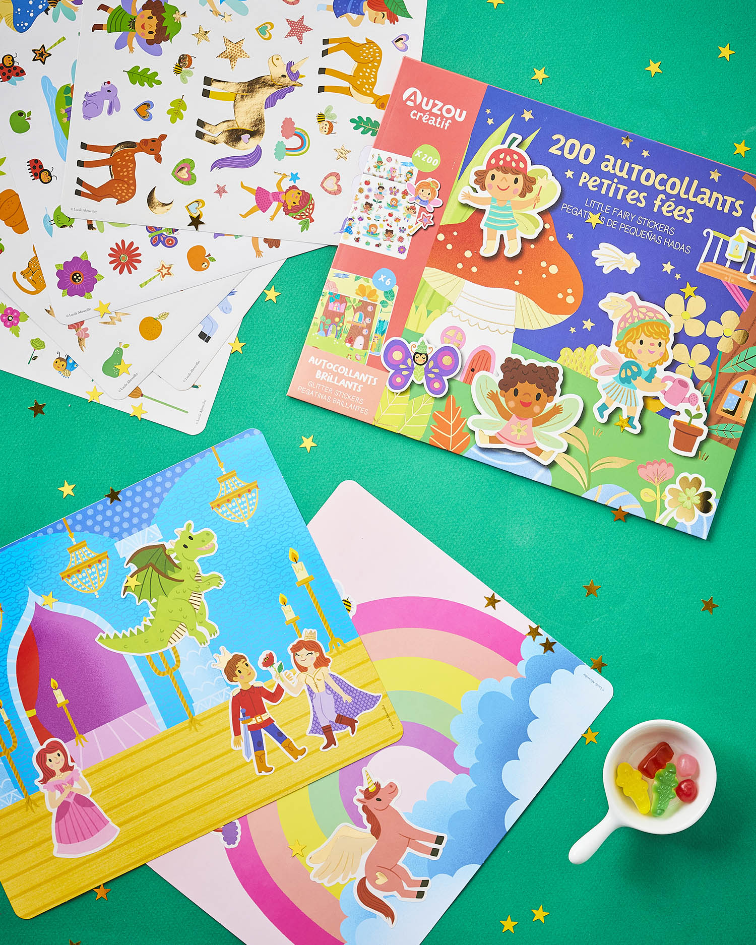 Ma Pochette D'artiste - 200 Autocollants Brillants Petites Fées