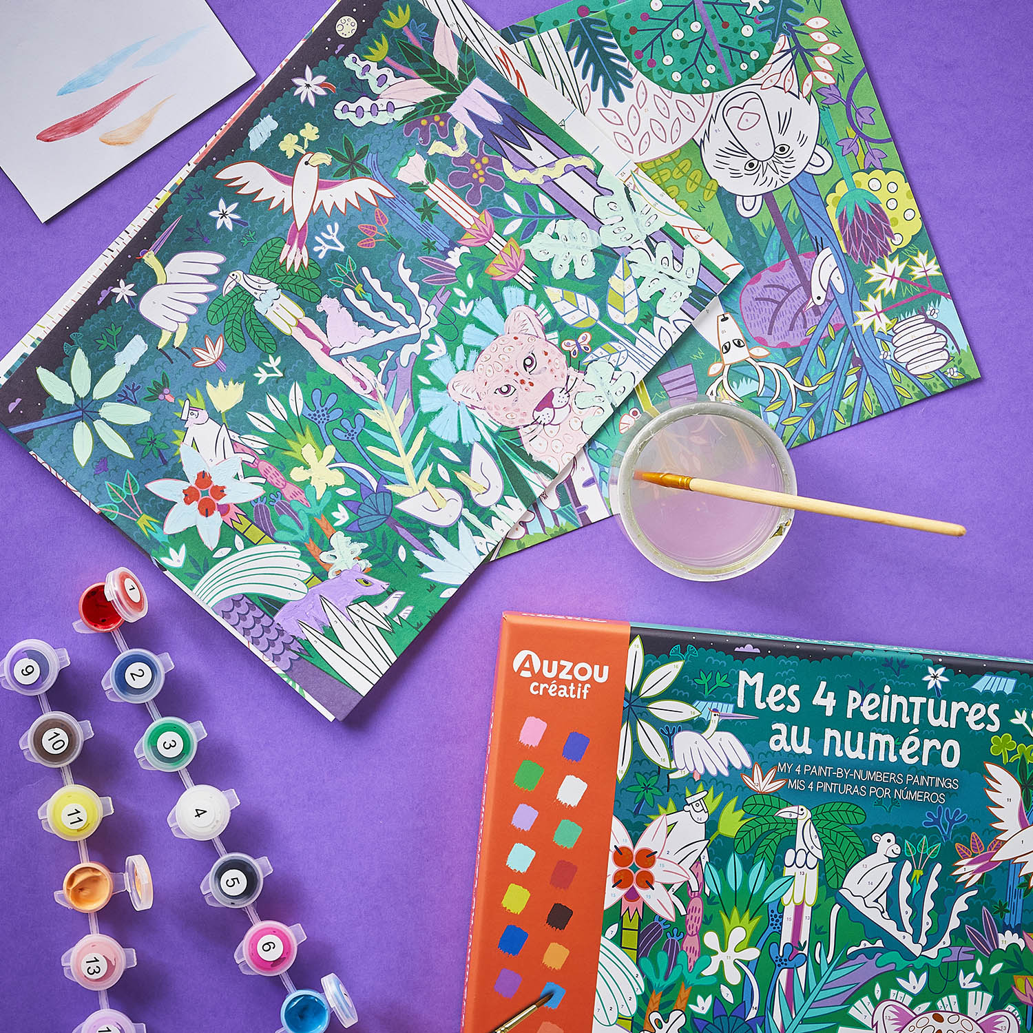 Mon Coffret D'artiste - Mes 4 Peintures Au Numéro