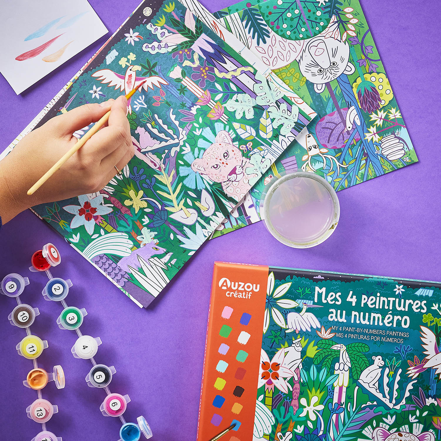 Mon Coffret D'artiste - Mes 4 Peintures Au Numéro