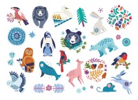 Mes P'tits Tattoos - Animaux Du Nord