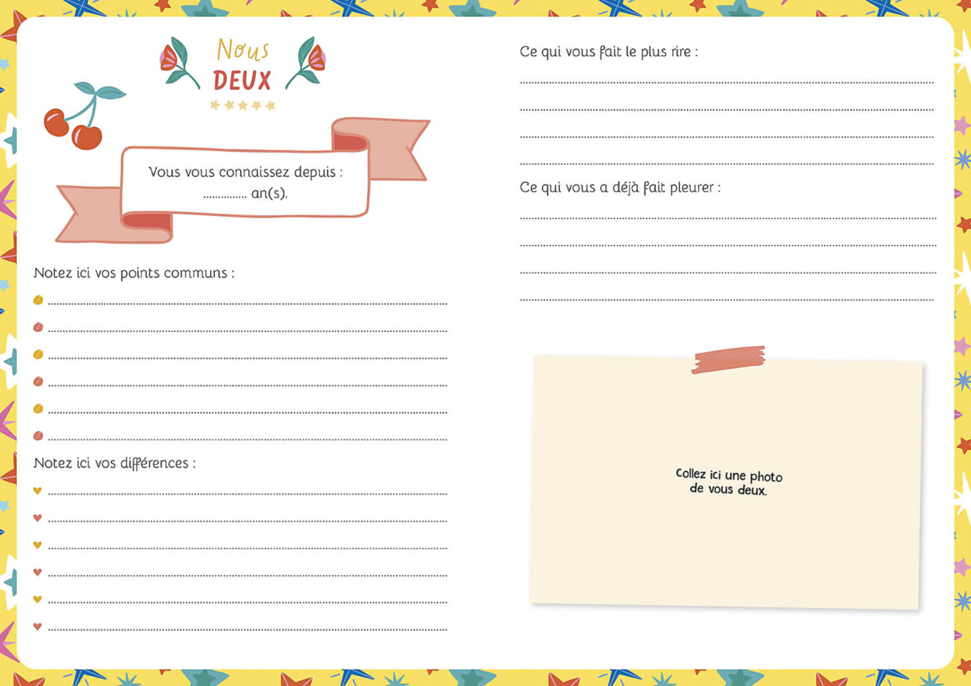 Notre Carnet Secret D'amitié