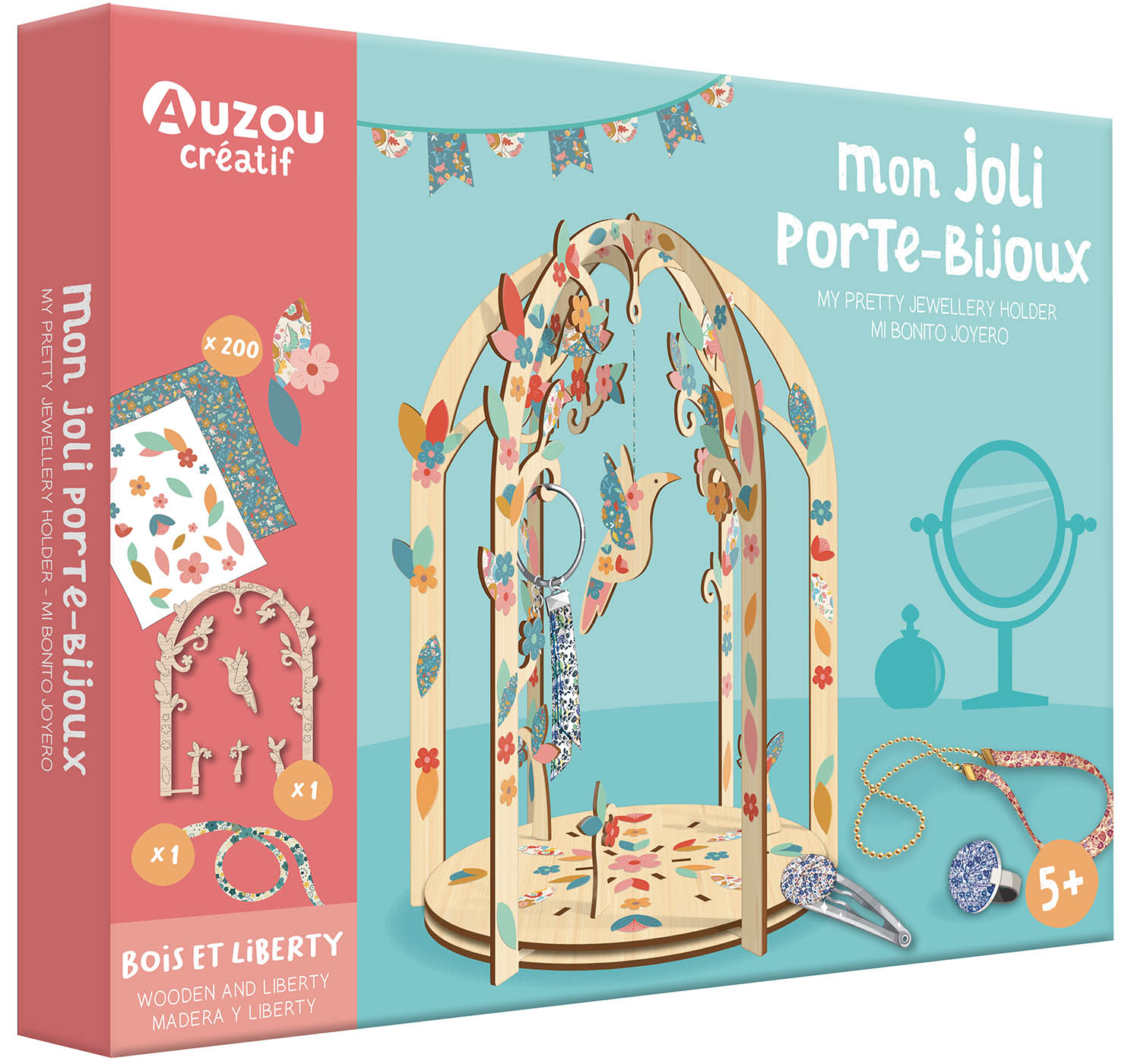 Mon Coffret D'artiste - Mon Joli Porte-Bijoux En Bois Mon Coffret D'artiste - Mon Joli Porte-Bijoux En Bois