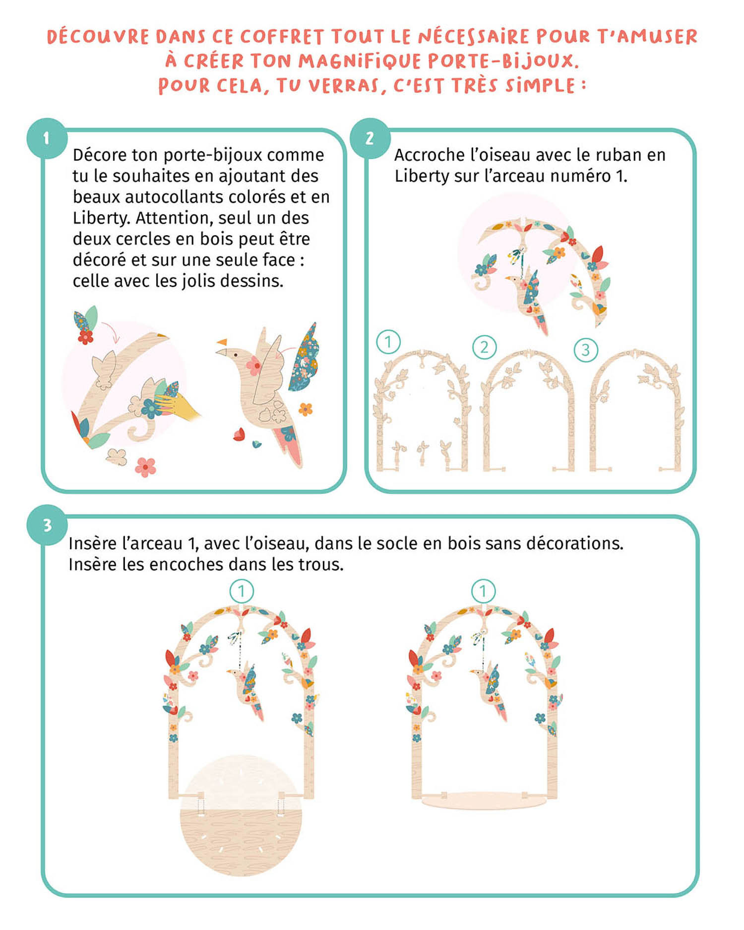 Mon Coffret D'artiste - Mon Joli Porte-Bijoux En Bois