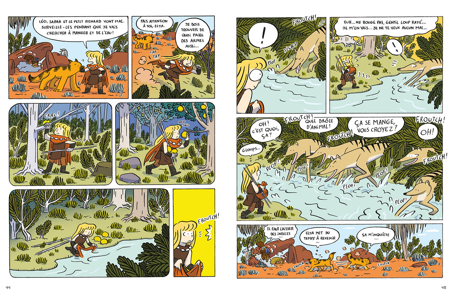Elya Et Sa Tribu  - Tome 3 - L’île Des Lézards Géants