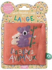 Mon premier livre tissu en lange - Les bébés animaux