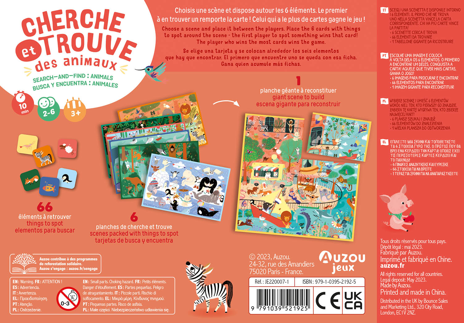 P'tit Jeu - Cherche Et Trouve - Les Animaux