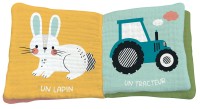 Mon Premier Livre Tissu En Lange - La Ferme Mon Premier Livre Tissu En Lange - La Ferme