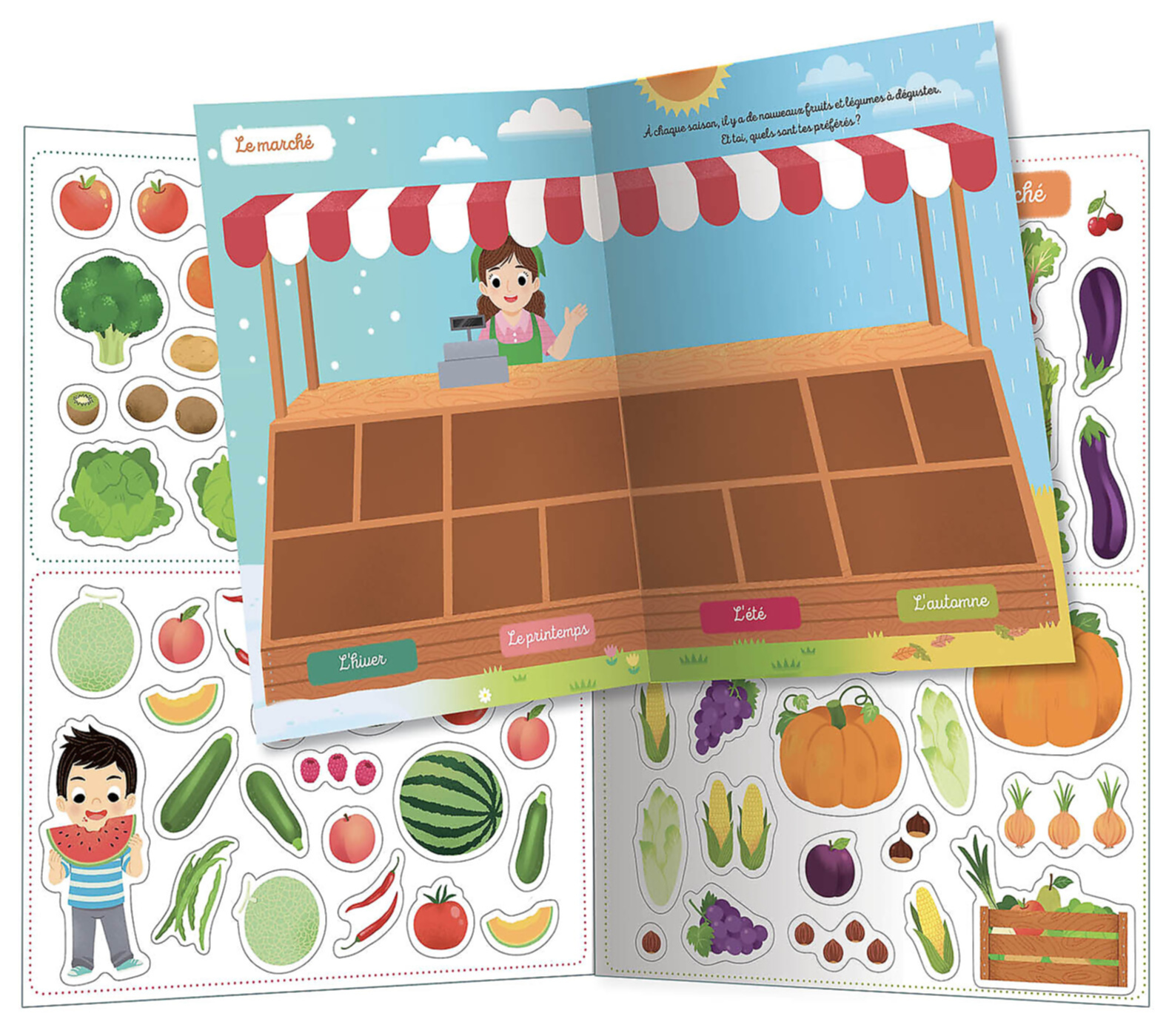 Mes Tout Premiers Autocollants - 250 Autocollants - Les Saisons