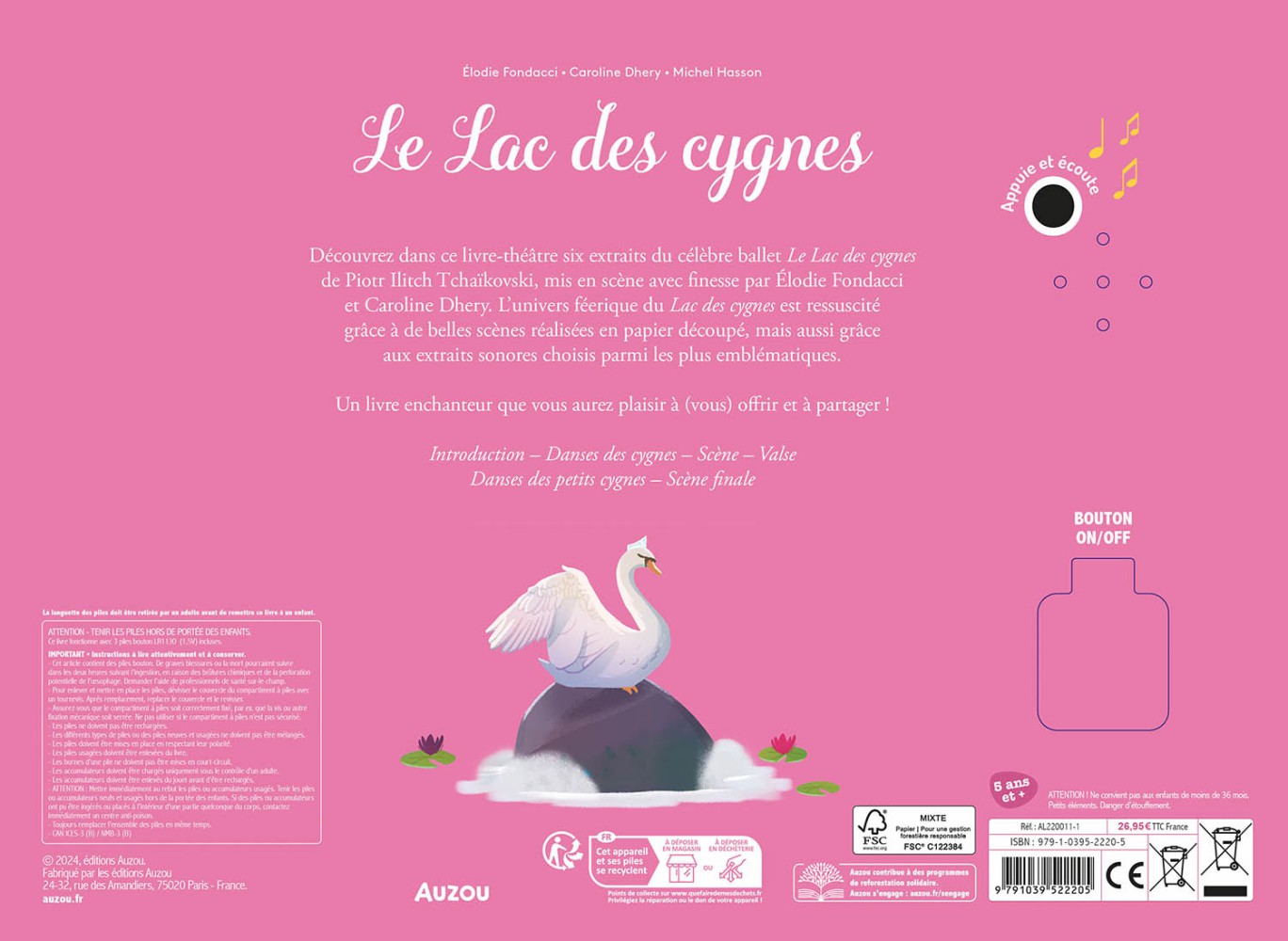 Papiers Découpés Sonores - Le Lac Des Cygnes