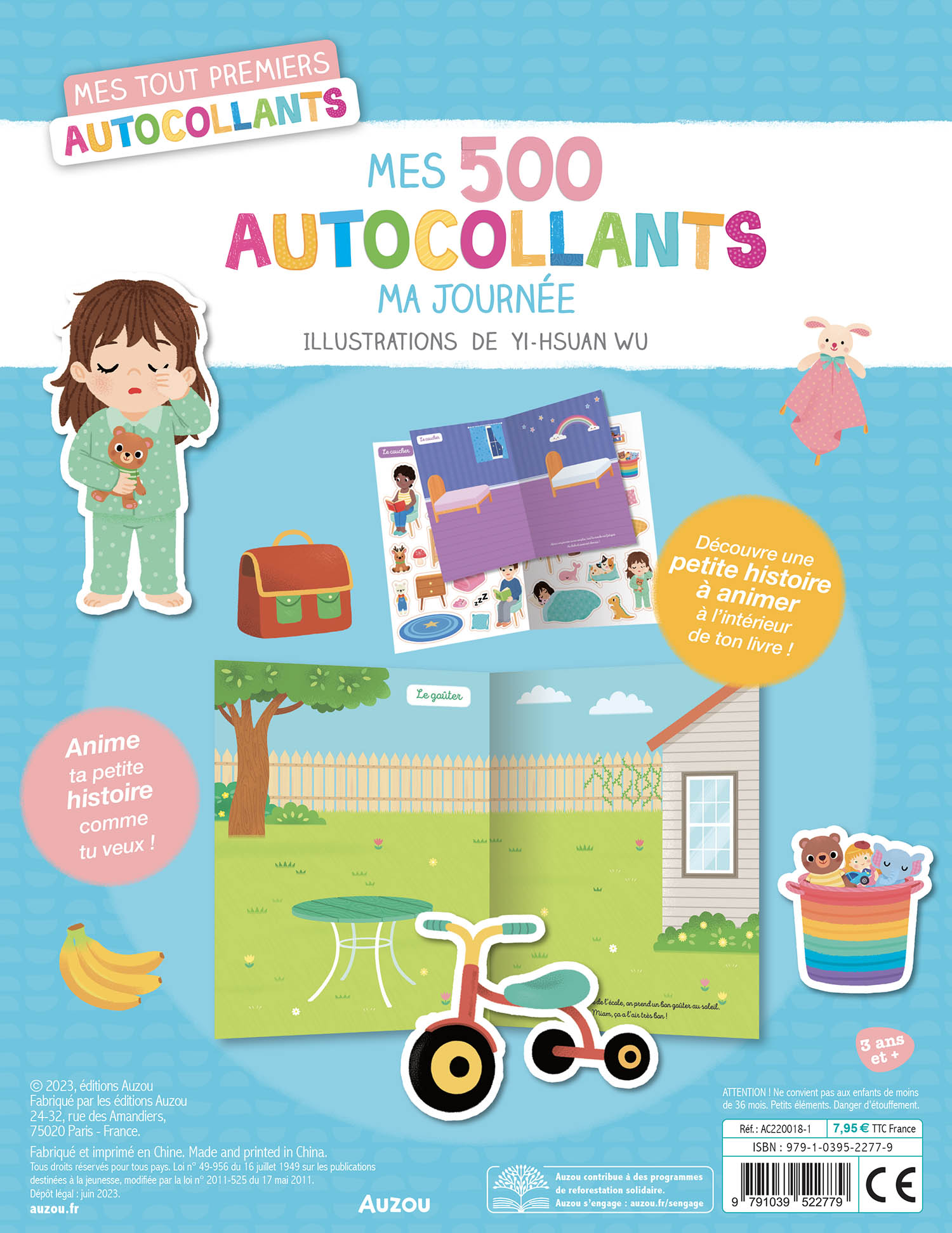 Mes Tout Premiers Autocollants - Mes 500 Autocollants - Ma Journée