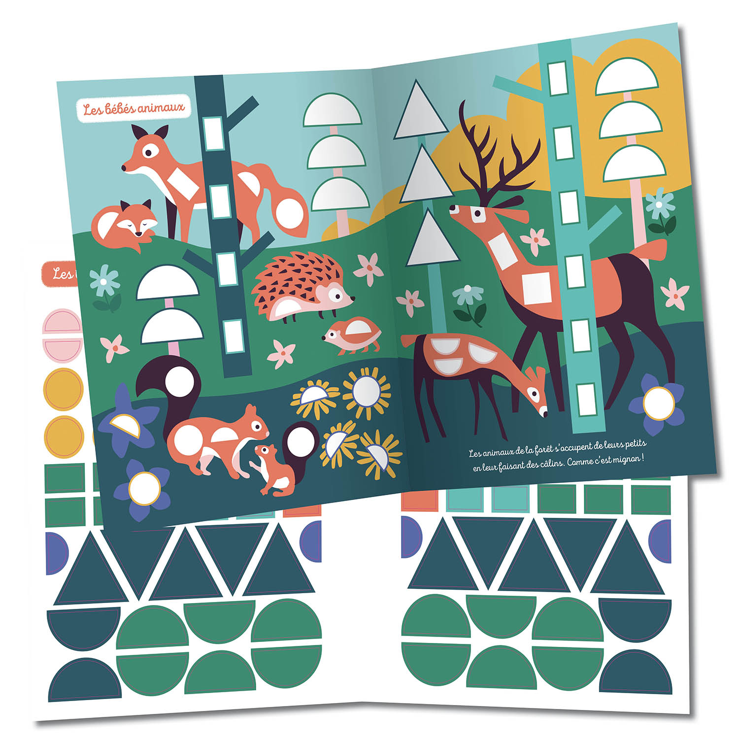 Mes Tout Premiers Autocollants - 1000 Premières Gommettes Formes - La Forêt