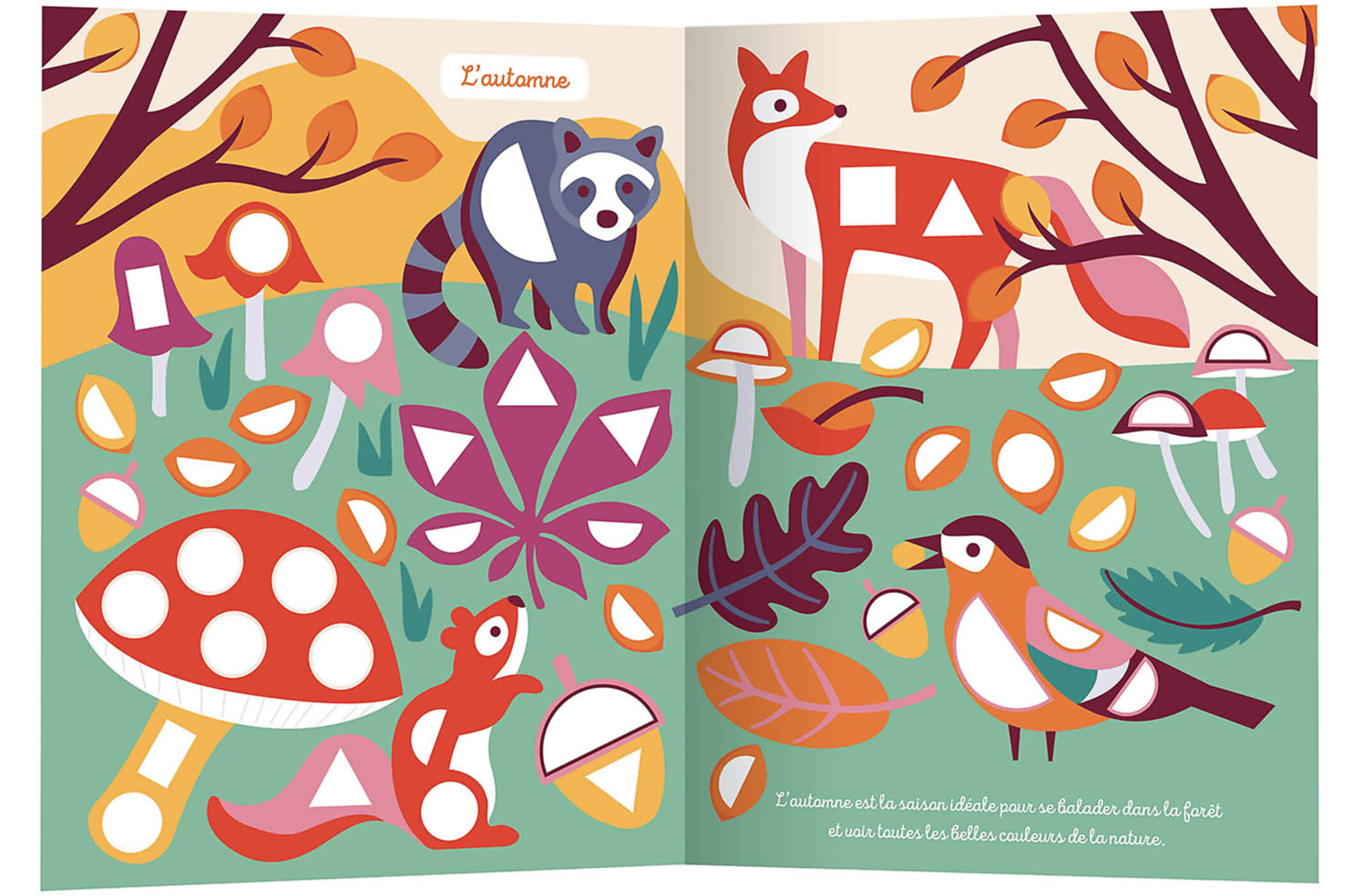 Mes Tout Premiers Autocollants - 1000 Premières Gommettes Formes - La Forêt