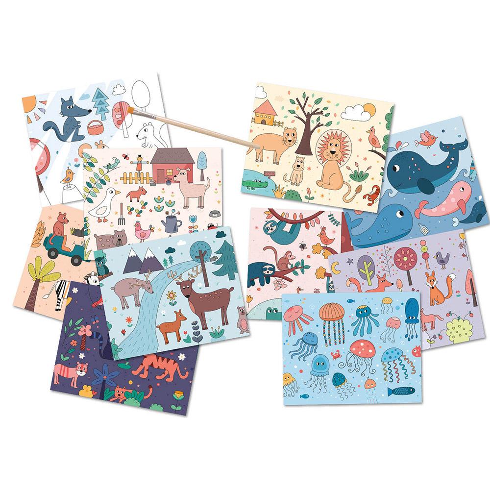 Ma Pochette D'artiste - Peinture Magique - Animaux Mignons Ma Pochette D'artiste - Peinture Magique - Animaux Mignons