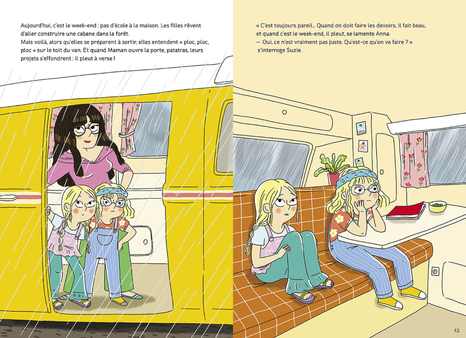 Anna Et Suzie Dansent Sous La Pluie Anna Et Suzie Dansent Sous La Pluie