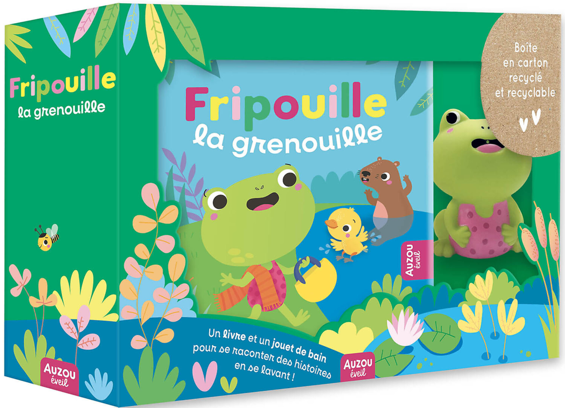 Mon Premier Livre De Bain - Fripouille La Grenouille (Valisette Carton) Mon Premier Livre De Bain - Fripouille La Grenouille (Valisette Carton)