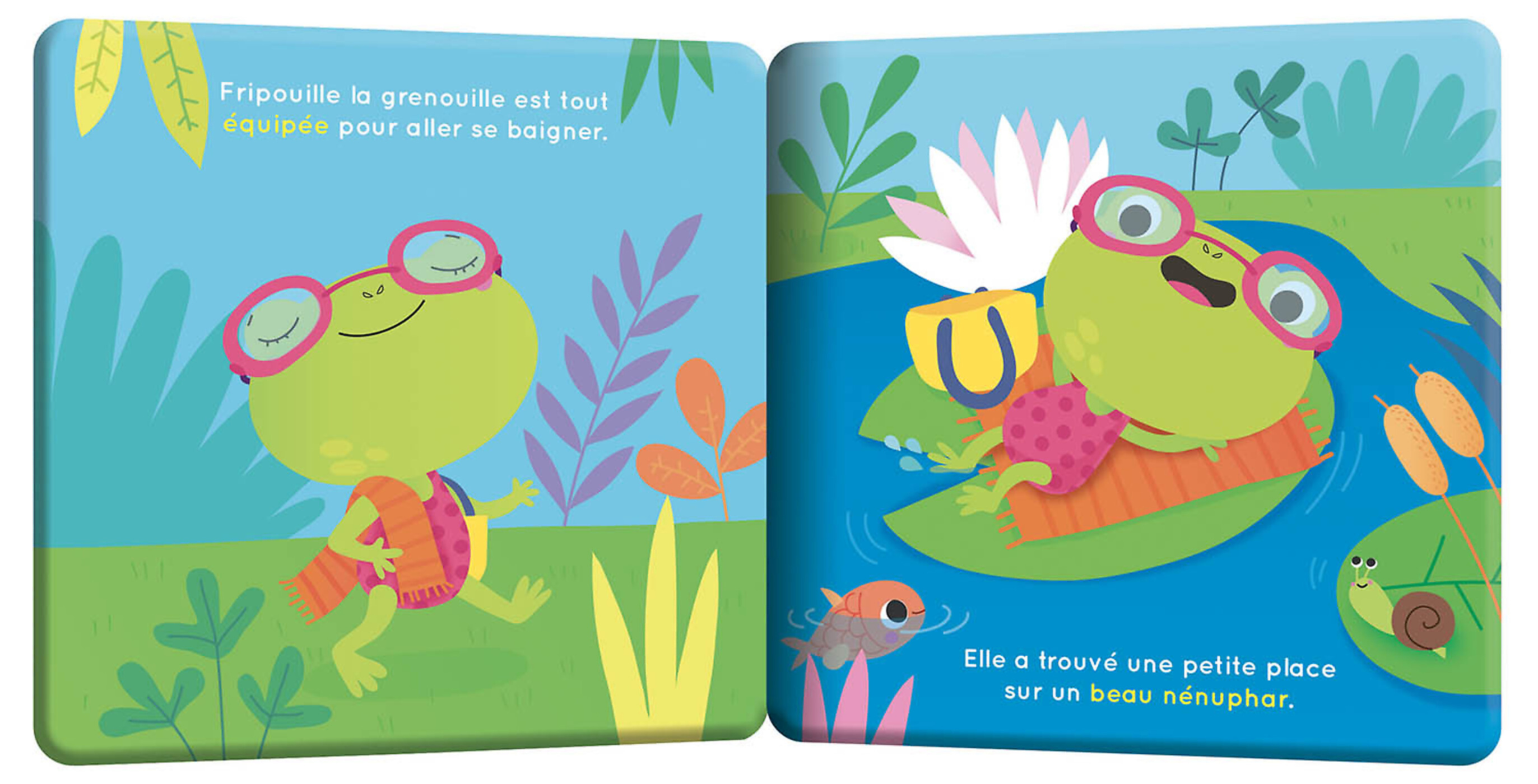 Mon Premier Livre De Bain - Fripouille La Grenouille (Valisette Carton)