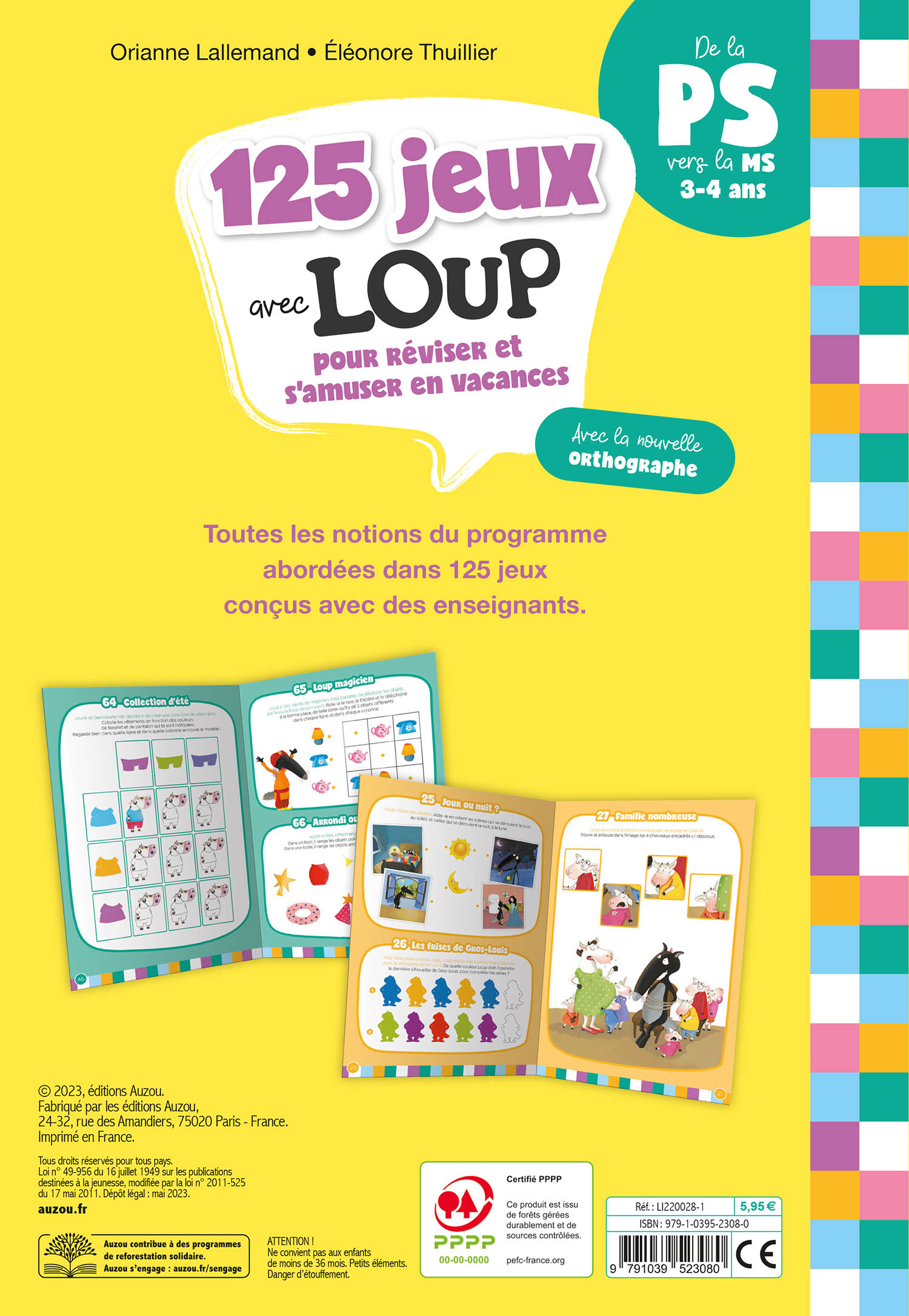125 Jeux Avec Loup - De La Ps Vers La Ms - 2026 125 Jeux Avec Loup - De La Ps Vers La Ms - 2026