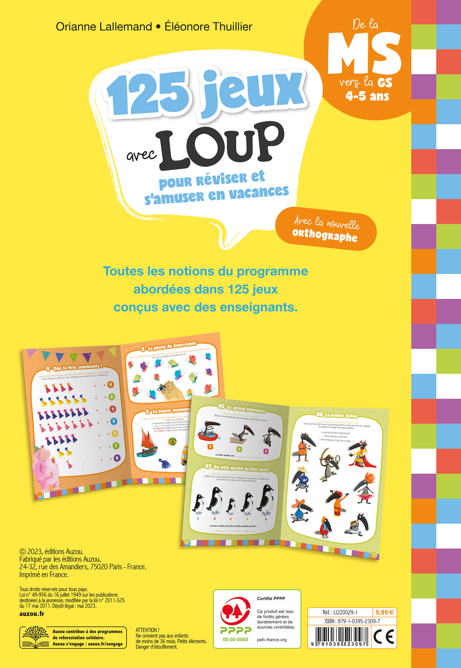 125 Jeux Avec Loup - De La Ms Vers La Gs - 2026 125 Jeux Avec Loup - De La Ms Vers La Gs - 2026