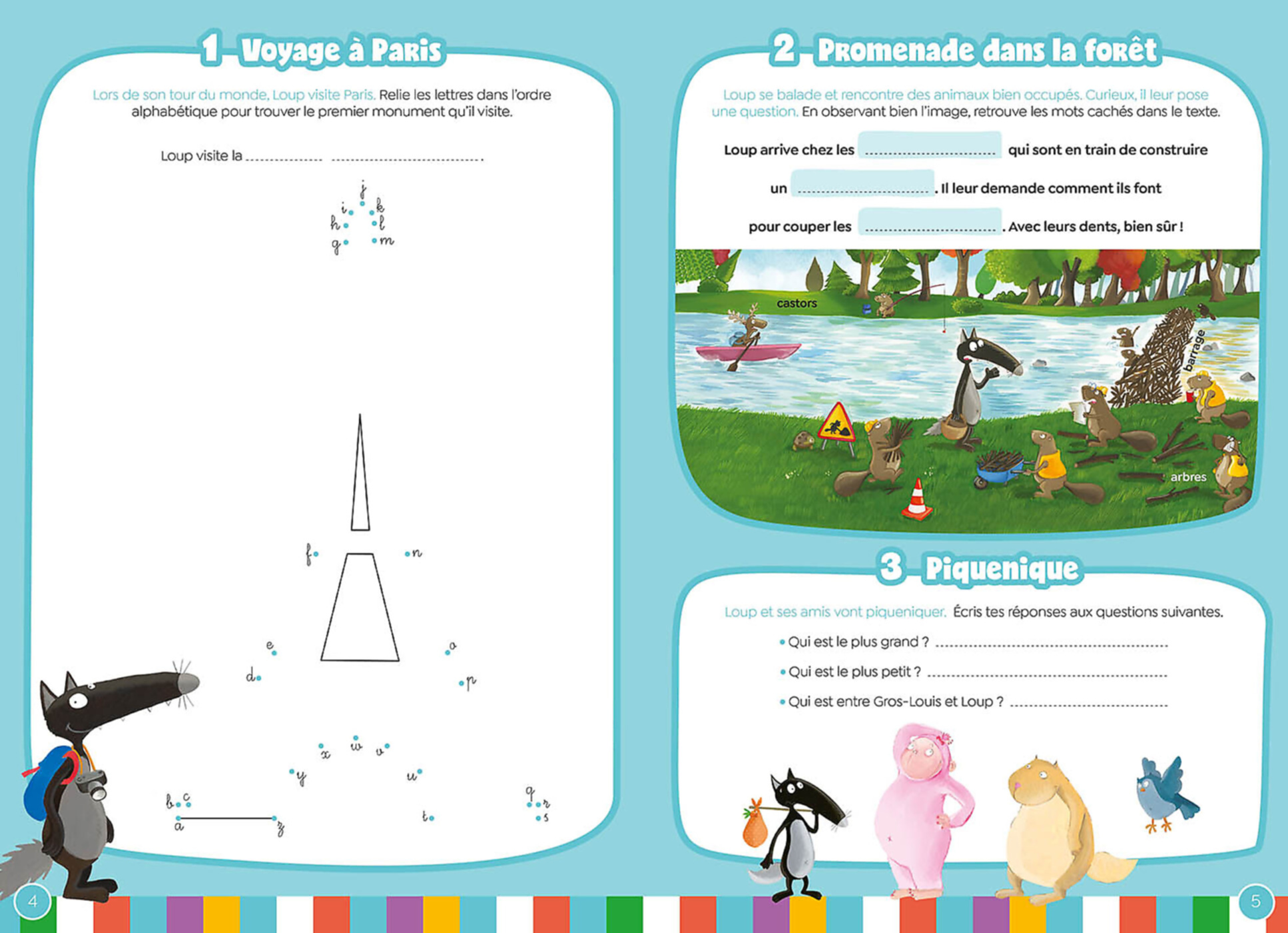 125 Jeux Avec Loup - Du Cp Vers Le Ce1 - 2026