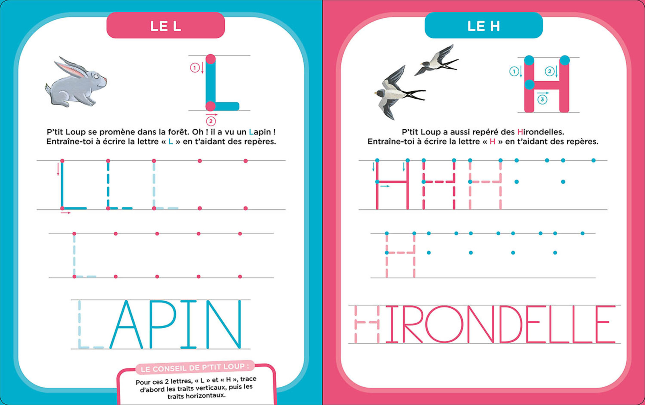 Mes Activités Effaçables P'tit Loup - Lettres Bâtons