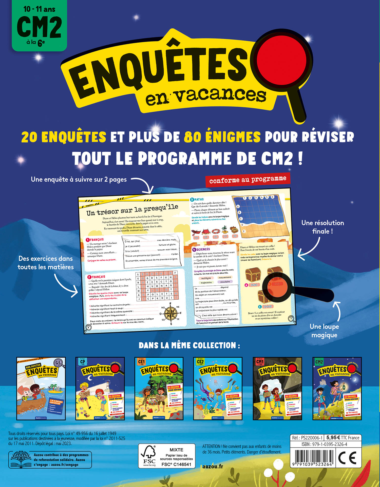 Enquêtes En Vacances - Du Cm2 À La 6E - 2026 Enquêtes En Vacances - Du Cm2 À La 6E - 2026