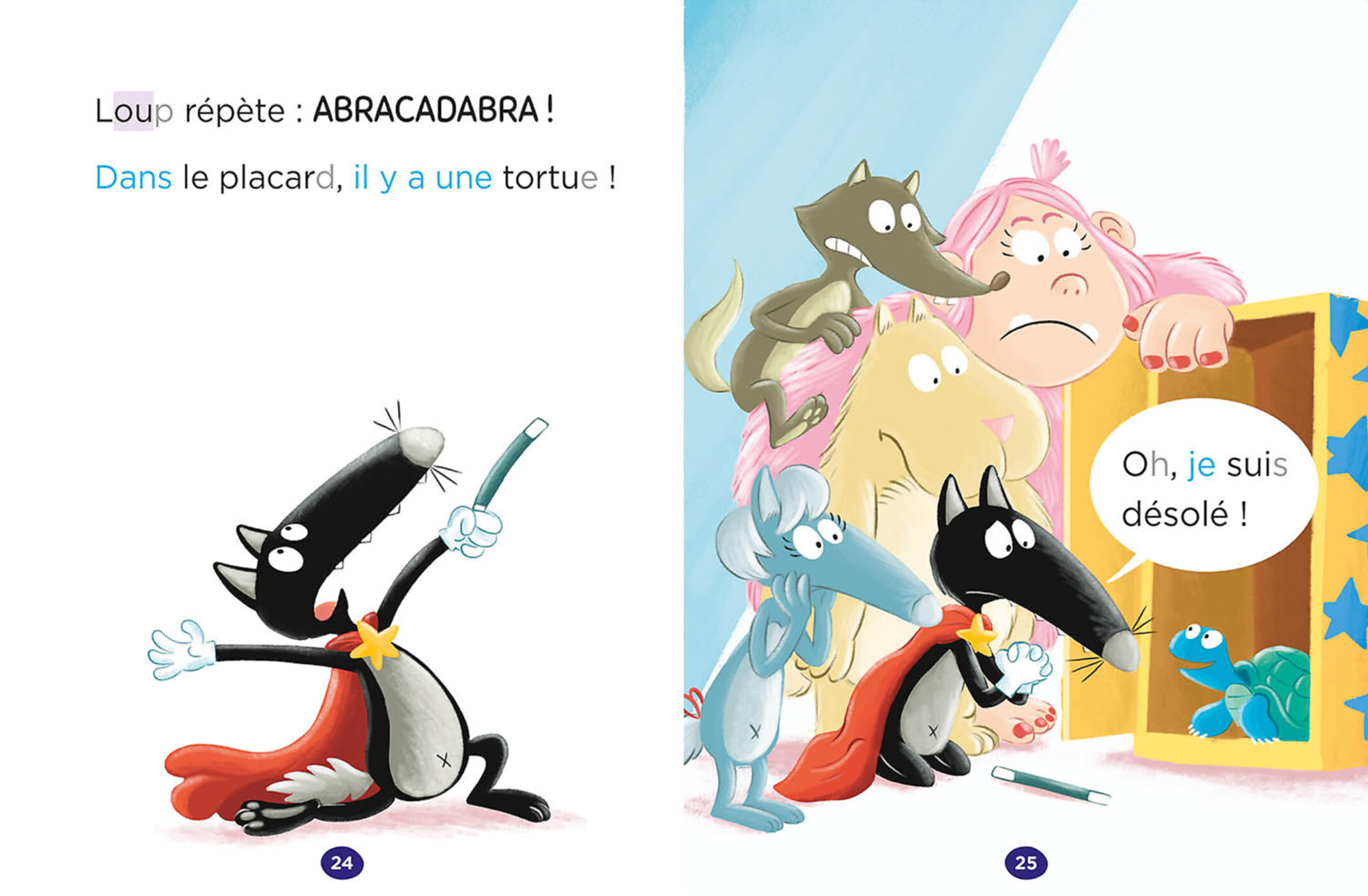 Mes Lectures Du Cp Avec Loup - Début De Cp Niveau 1 - Abracadabra ! Mes Lectures Du Cp Avec Loup - Début De Cp Niveau 1 - Abracadabra !