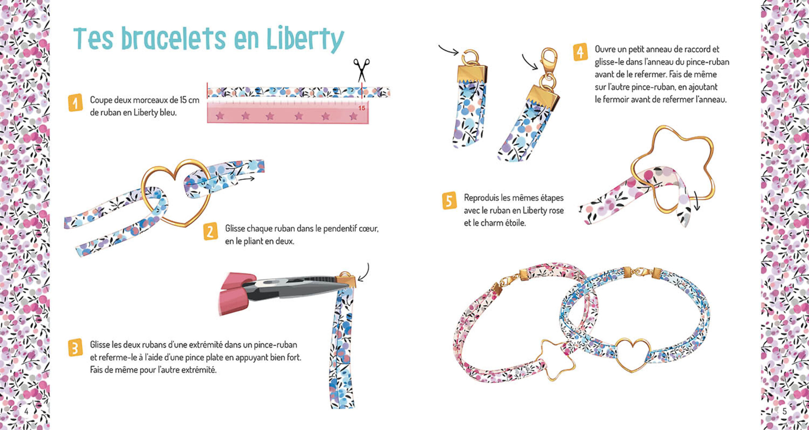Ma Boîte À Bijoux - Mes Bijoux D'amitié En Liberty Ma Boîte À Bijoux - Mes Bijoux D'amitié En Liberty