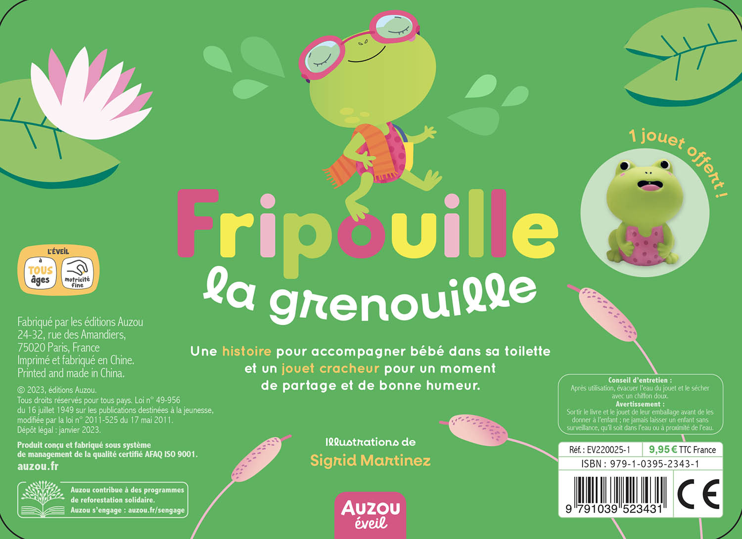 Mon Premier Livre De Bain - Fripouille La Grenouille (Valisette Plastique) Mon Premier Livre De Bain - Fripouille La Grenouille (Valisette Plastique)