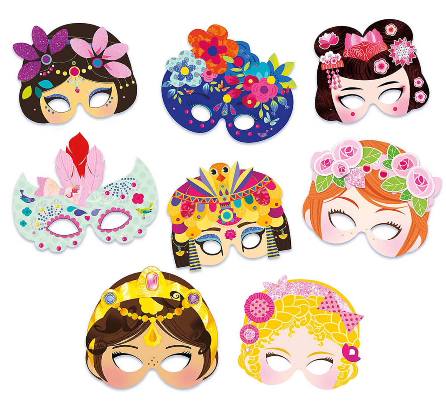 Mon Coffret D'artiste - Mes Masques De Princesses Mon Coffret D'artiste - Mes Masques De Princesses