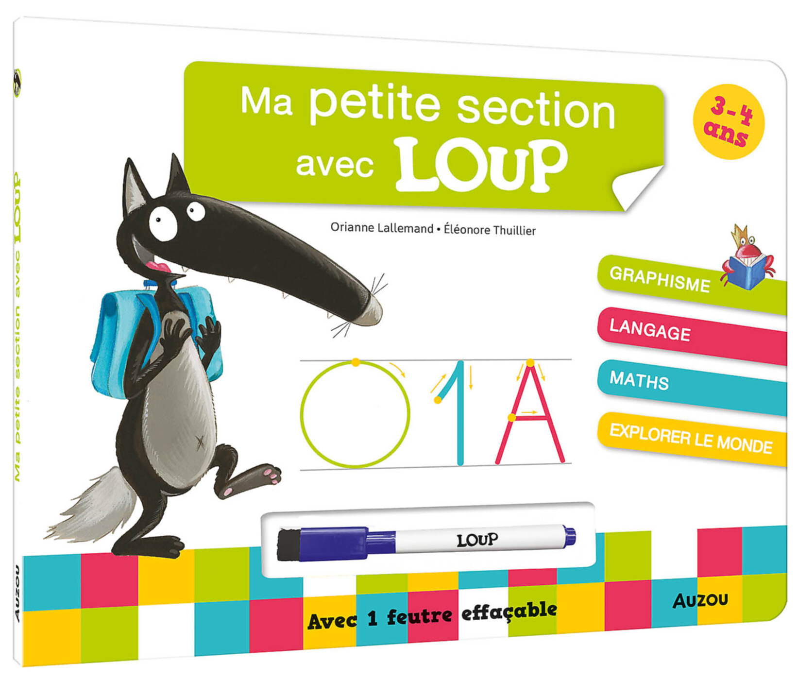Ma Petite Section Avec Loup - Livre-Ardoise