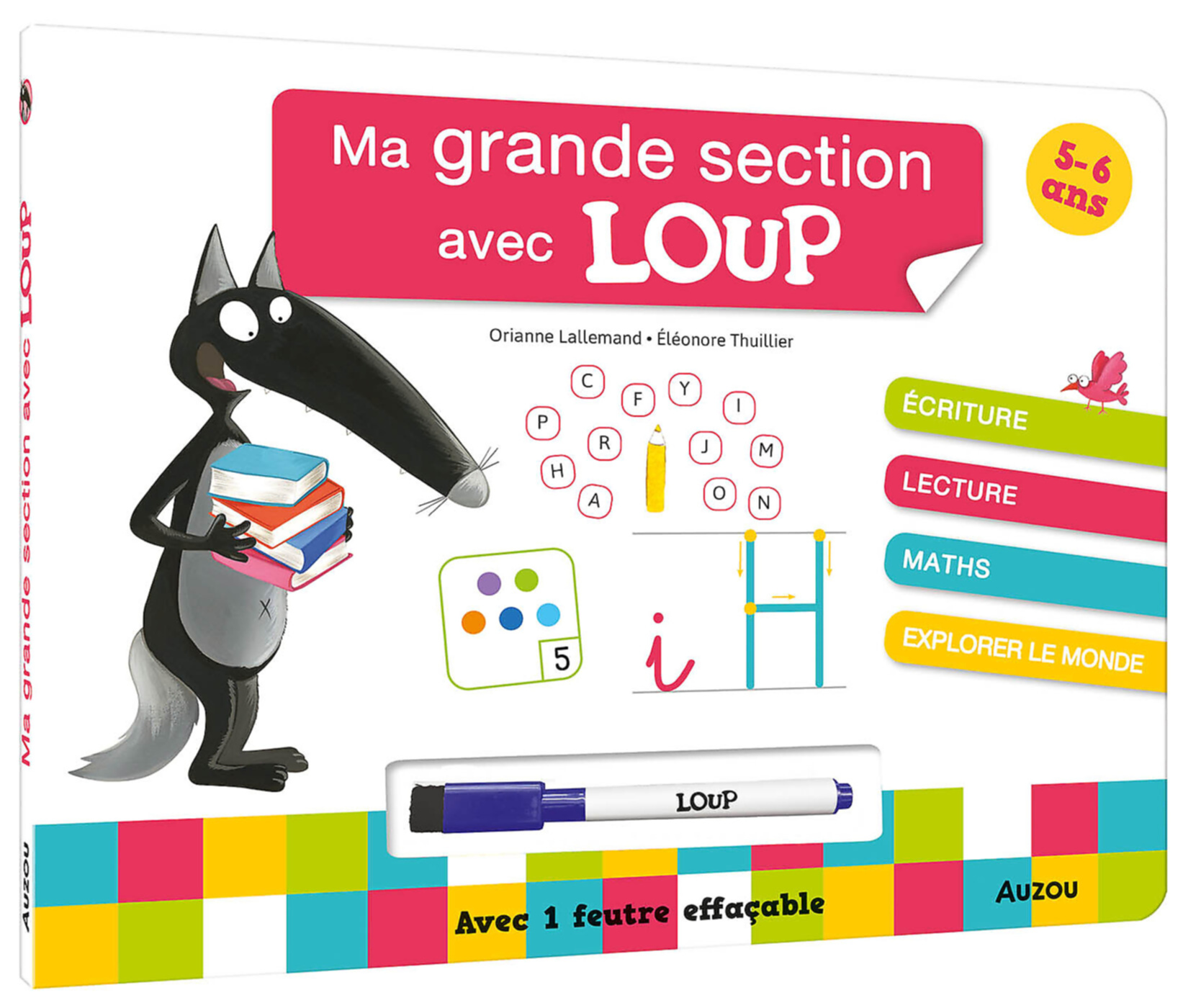 Ma Grande Section Avec Loup - Livre-Ardoise Ma Grande Section Avec Loup - Livre-Ardoise