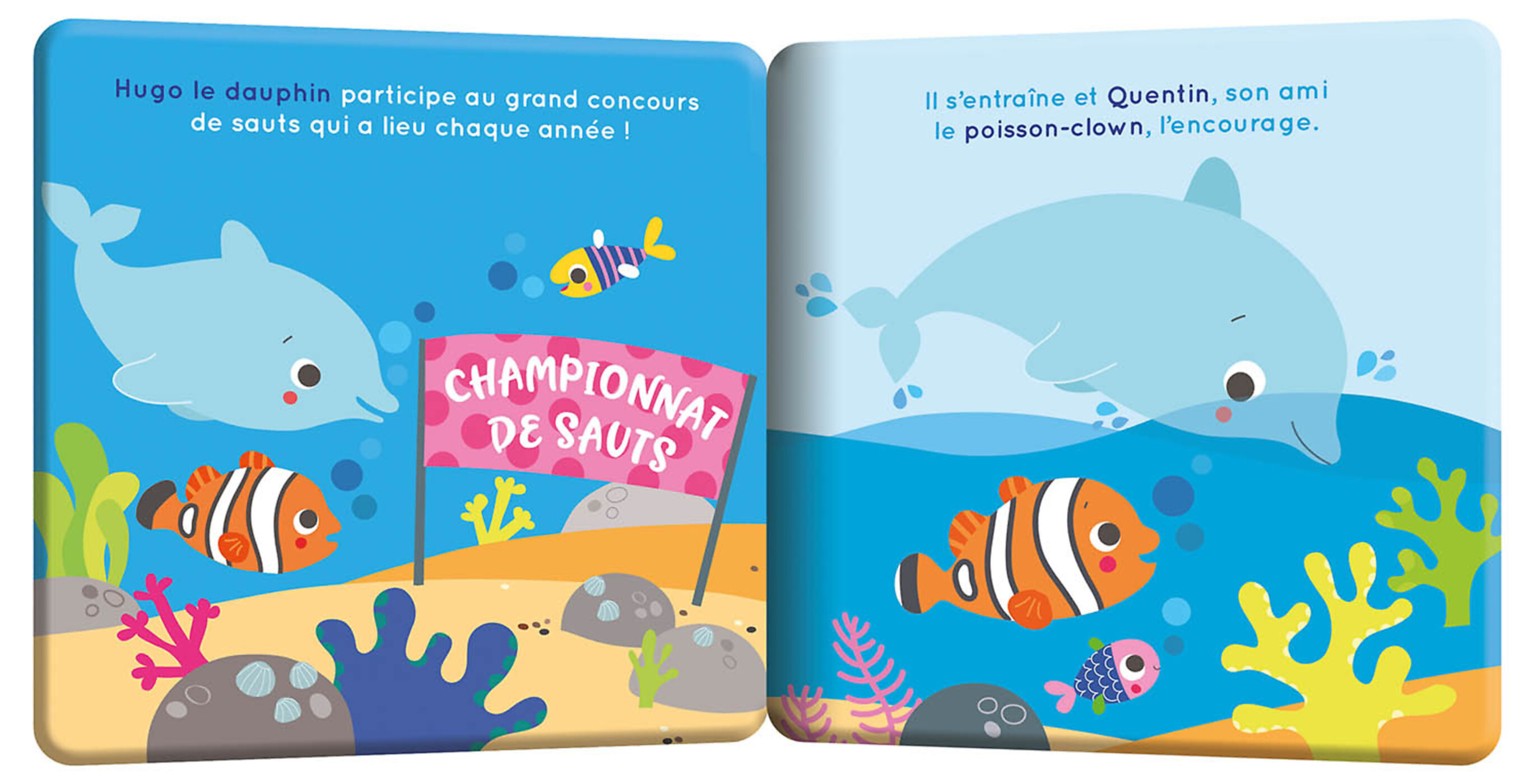 Mon Premier Livre De Bain - Hugo Le Dauphin  (Valisette Carton)