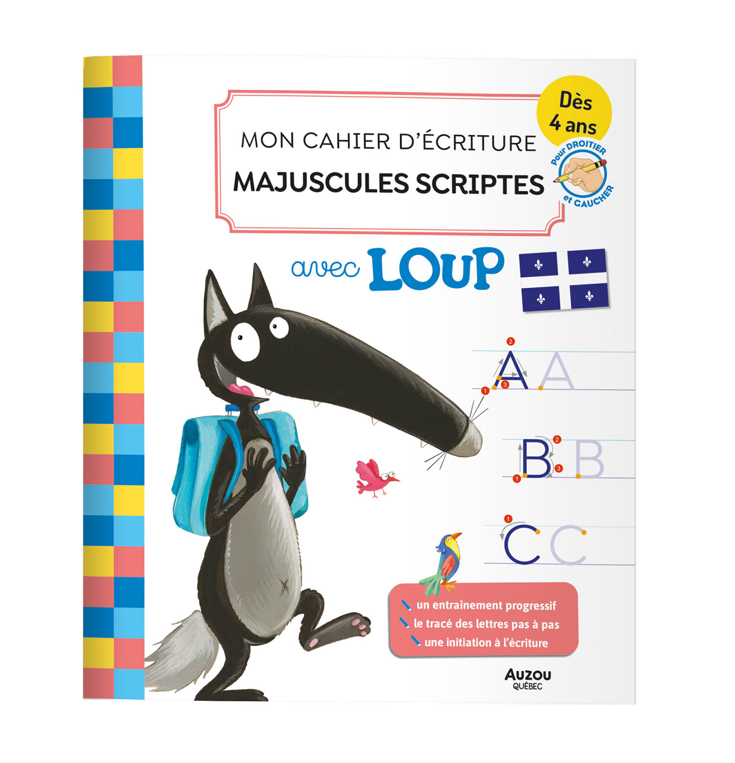 Mon Cahier D'écriture Loup - Les Majuscules Script