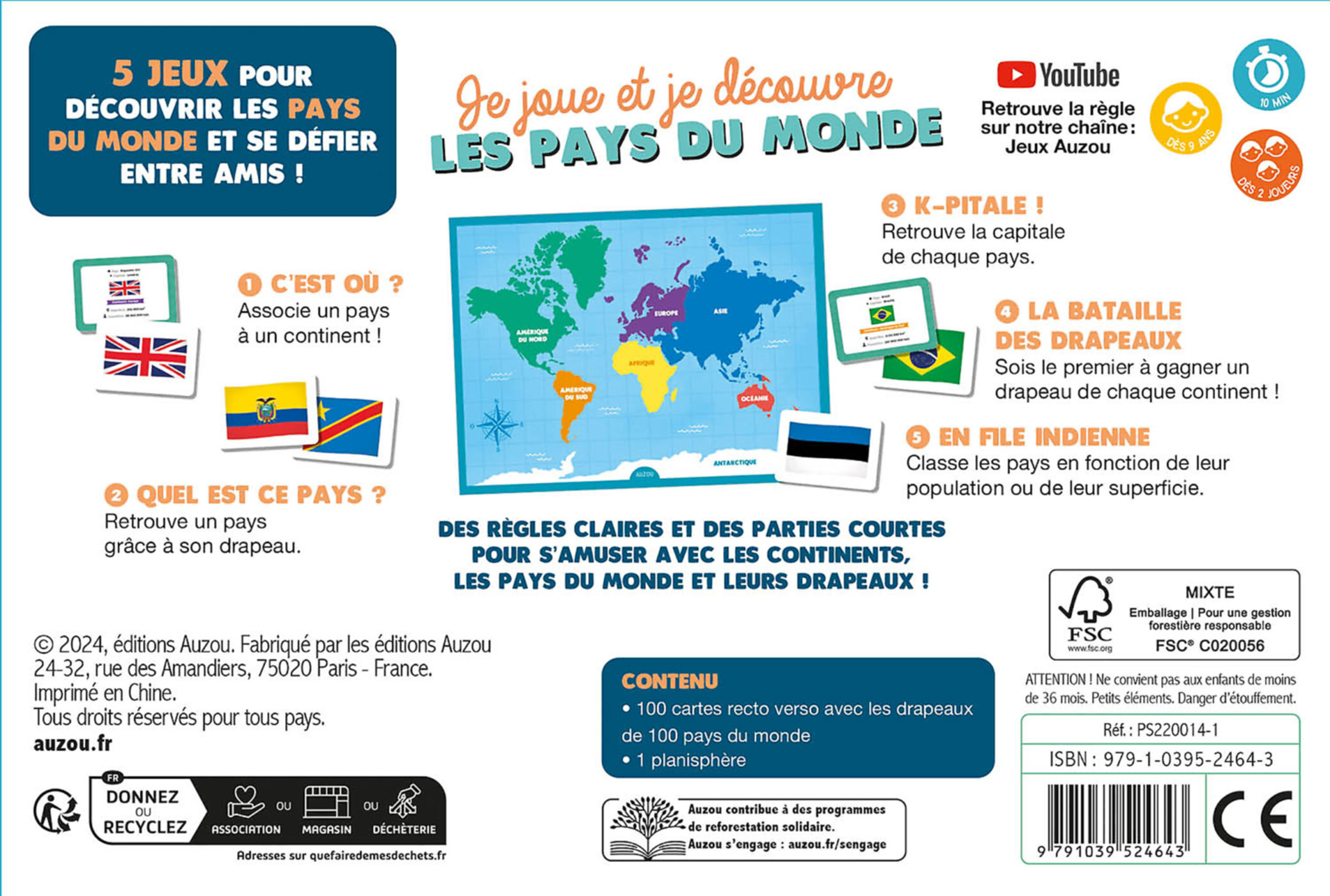Je Joue Et Je Découvre Les Pays Du Monde