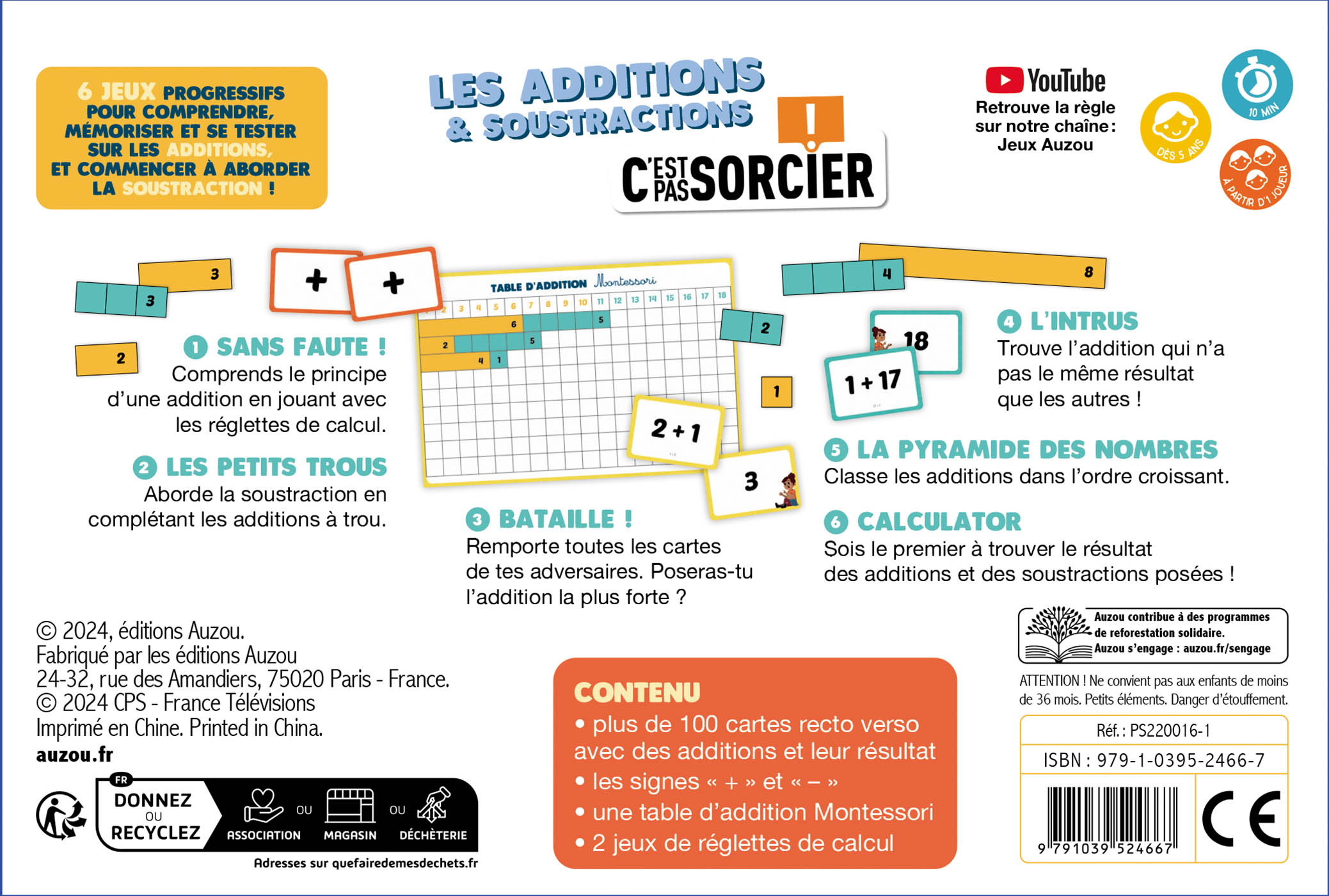 Les Additions Et Les Soustractions - C'est Pas Sorcier ! - Jeu Les Additions Et Les Soustractions - C'est Pas Sorcier ! - Jeu