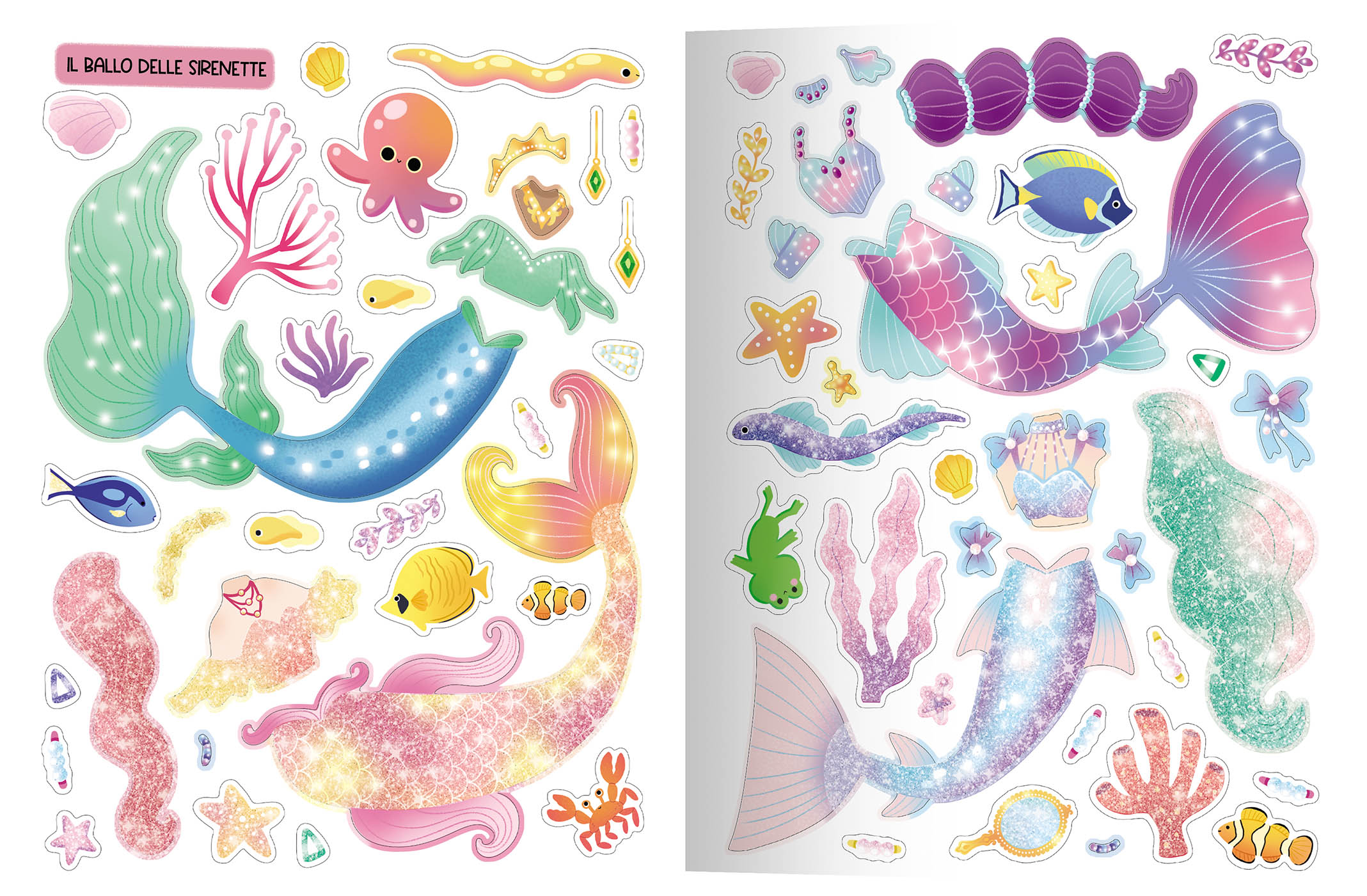 Mes 500 Autocollants Créatifs - Sirènes