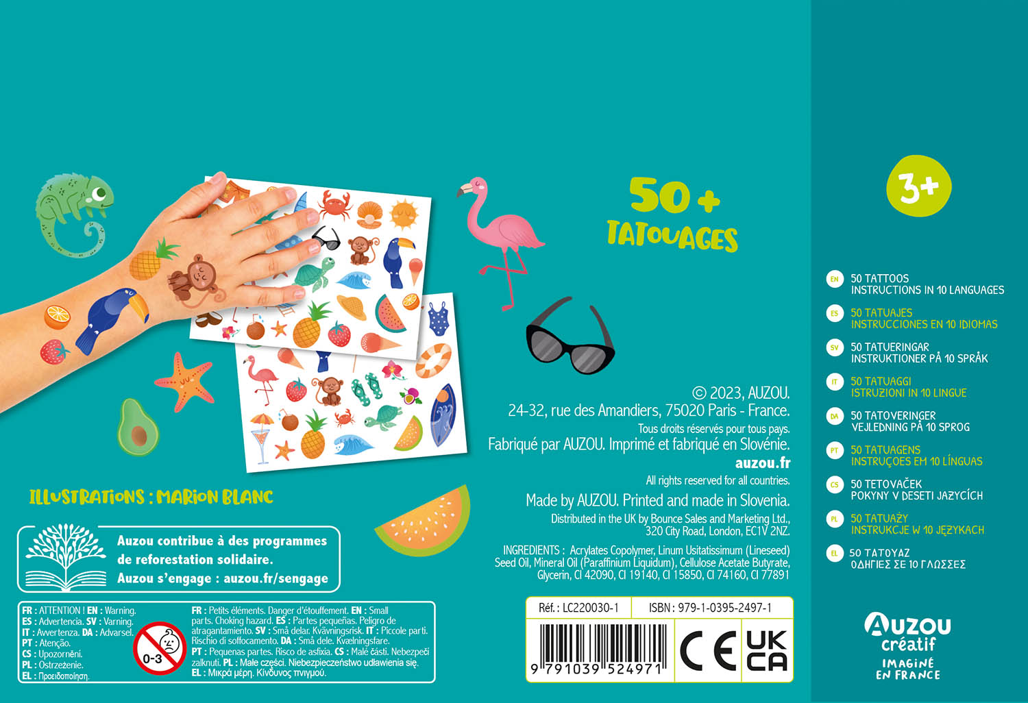 Mes P'tits Tattoos - Tropicool Mes P'tits Tattoos - Tropicool