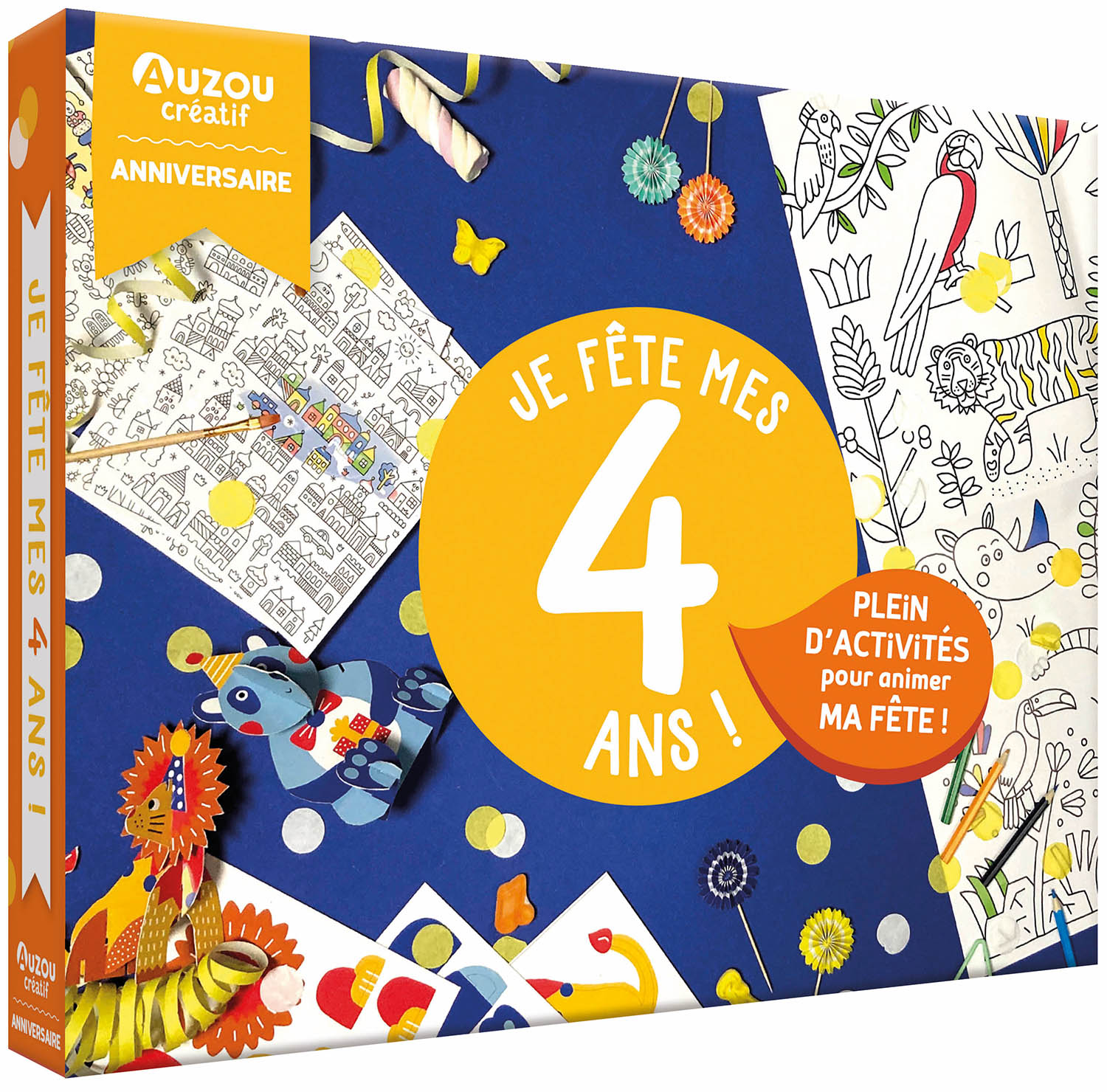 Mon Coffret D'artiste - Mon Coffret D'anniversaire - Je Fête Mes 4 Ans !