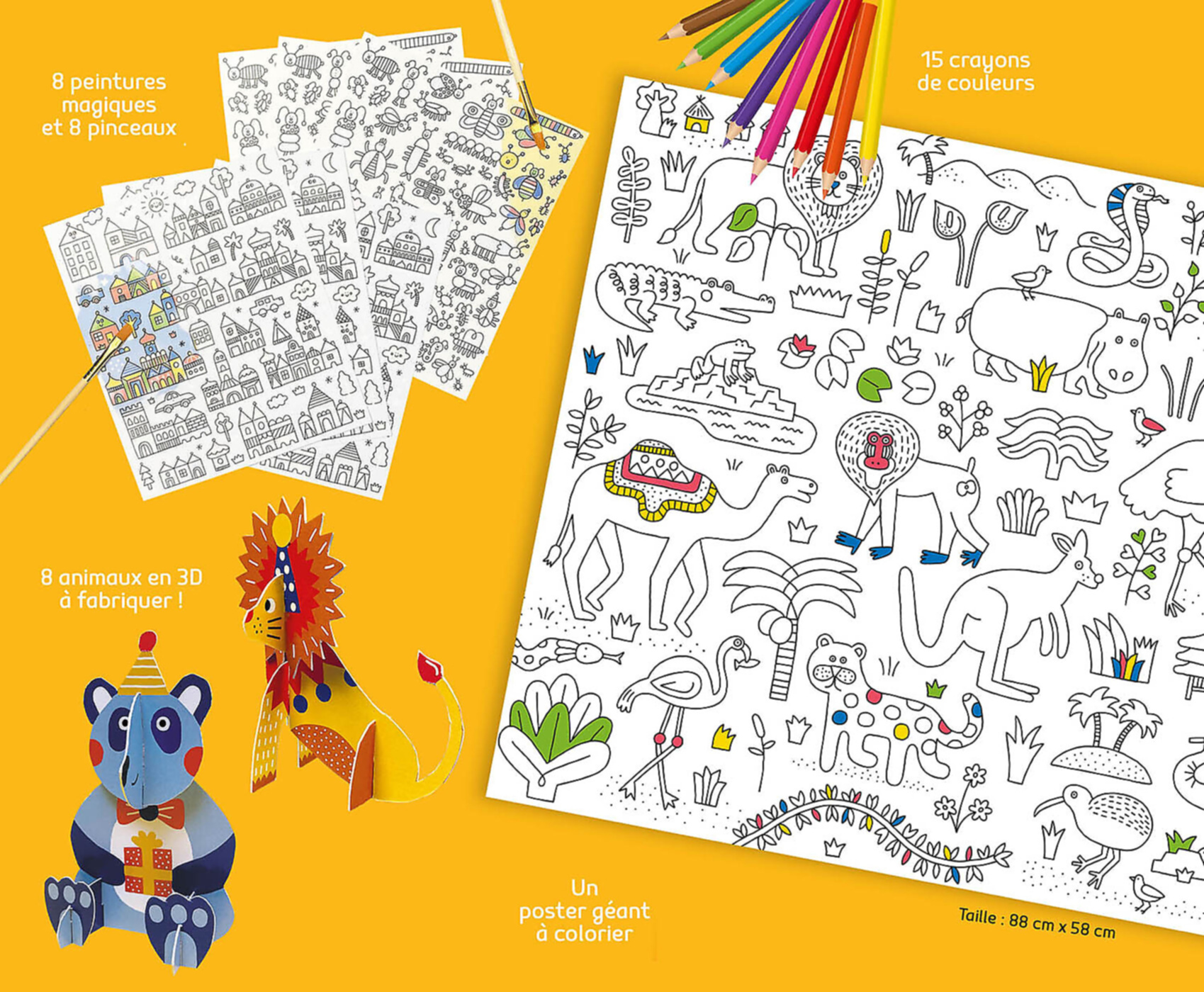 Mon Coffret D'artiste - Mon Coffret D'anniversaire - Je Fête Mes 4 Ans !